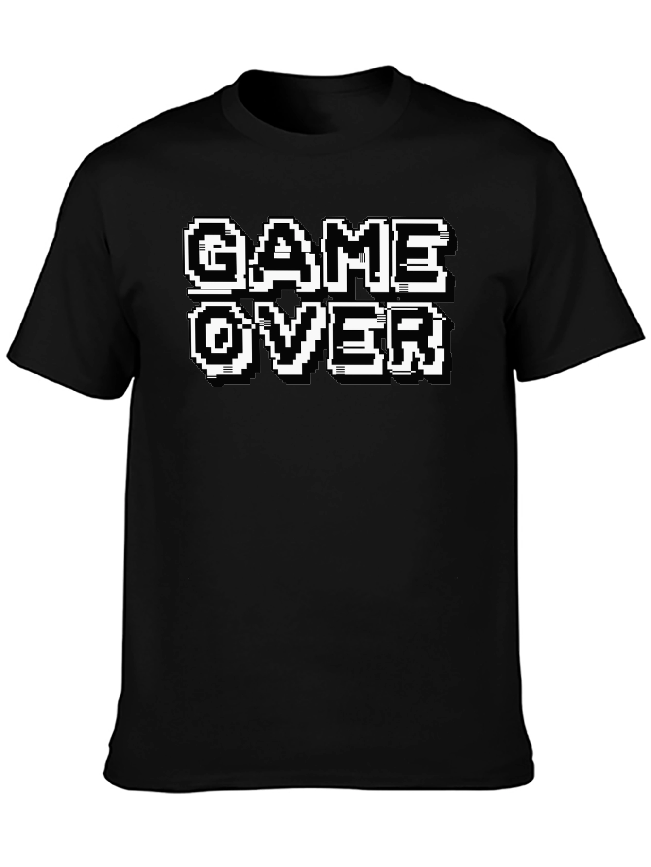 Game Over Graphic Tee - Pixel Art T-Shirt