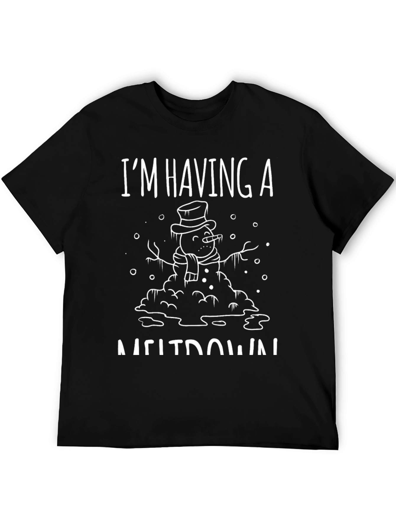 Funny Snowman Meltdown T-Shirt