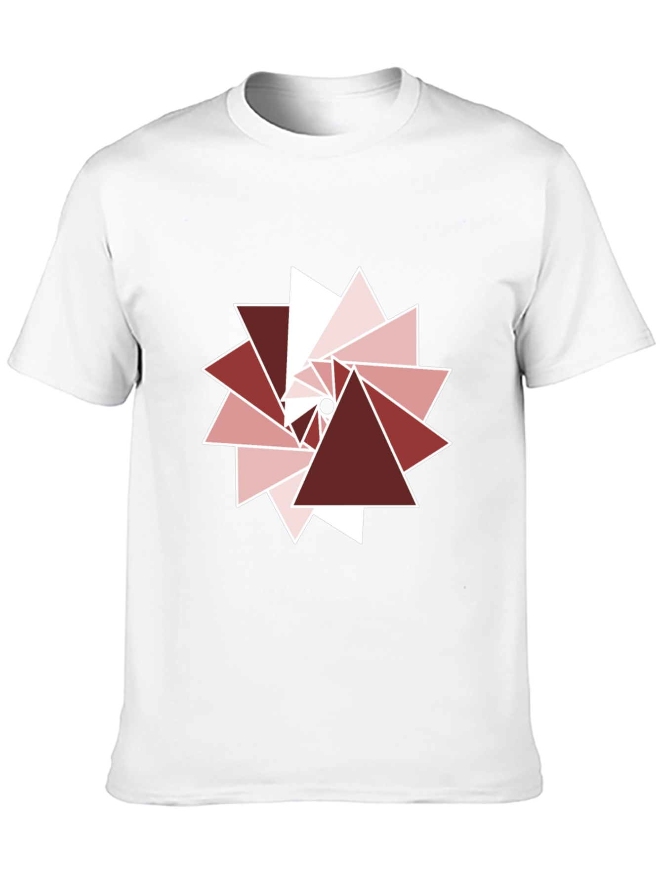 Geometric Triangle Pattern Tee