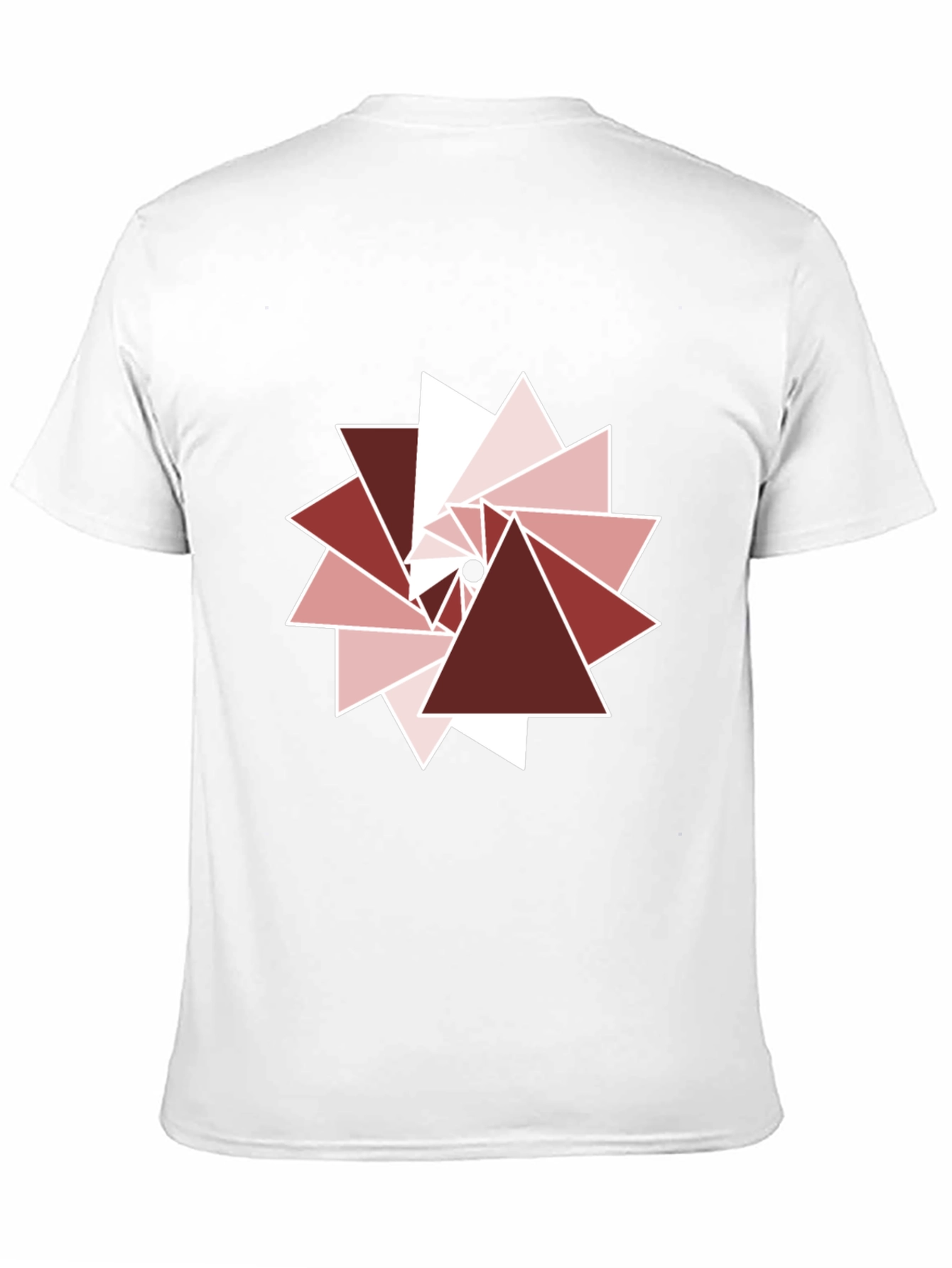 Geometric Triangle Pattern Tee