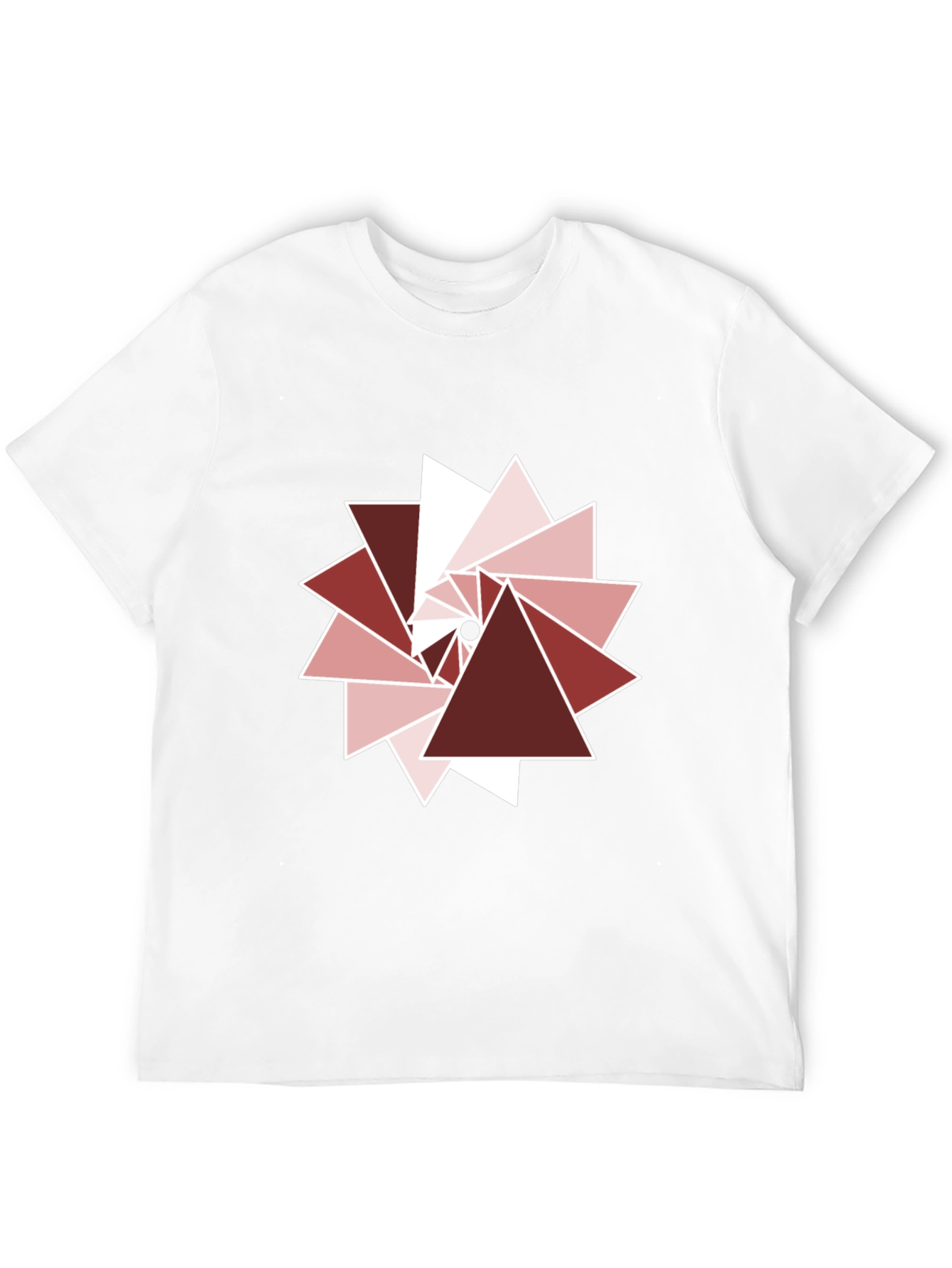 Geometric Triangle Pattern Tee