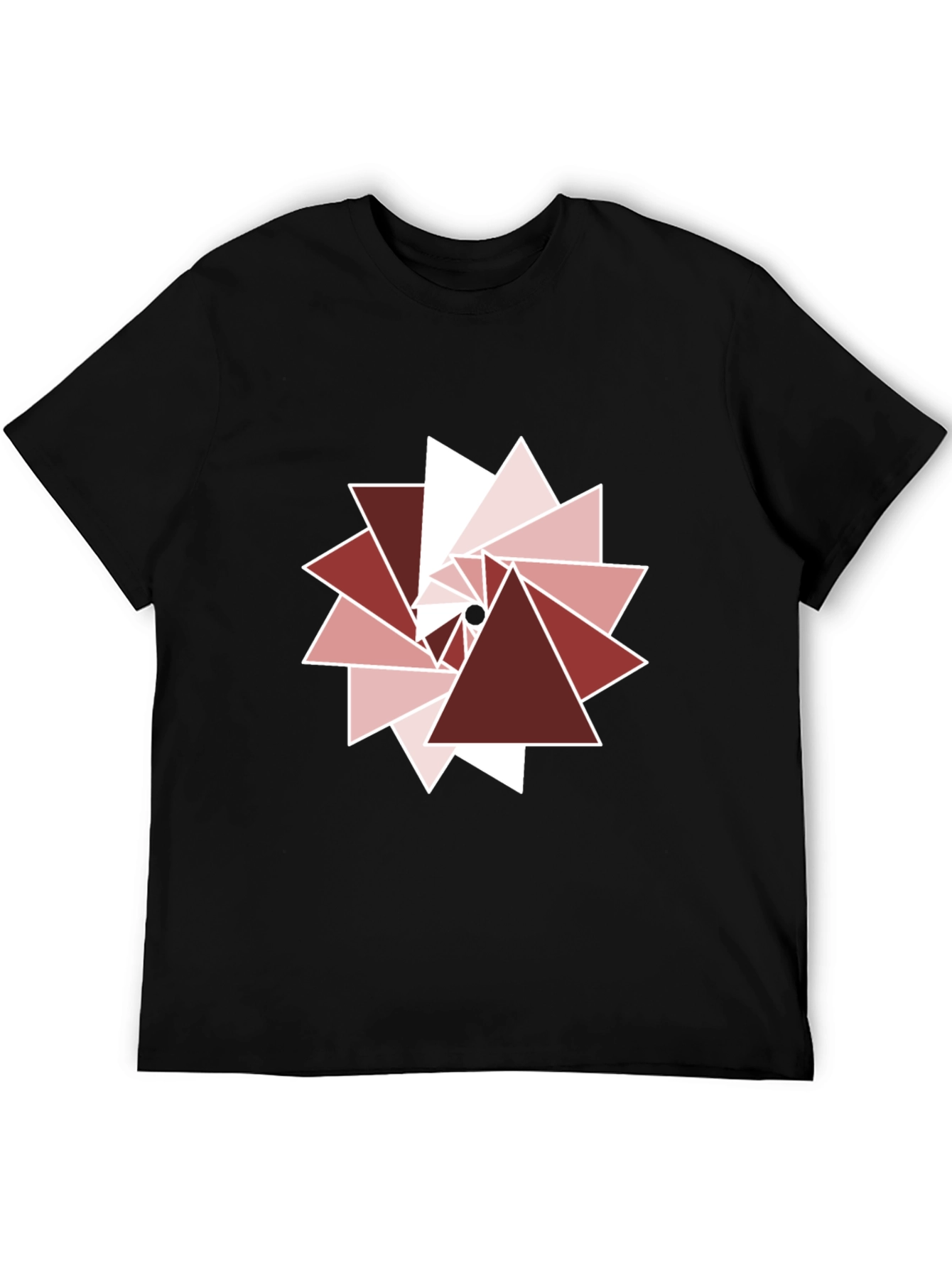 Geometric Triangle Pattern Tee