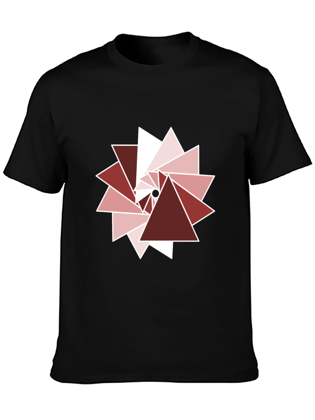Geometric Triangle Pattern Tee
