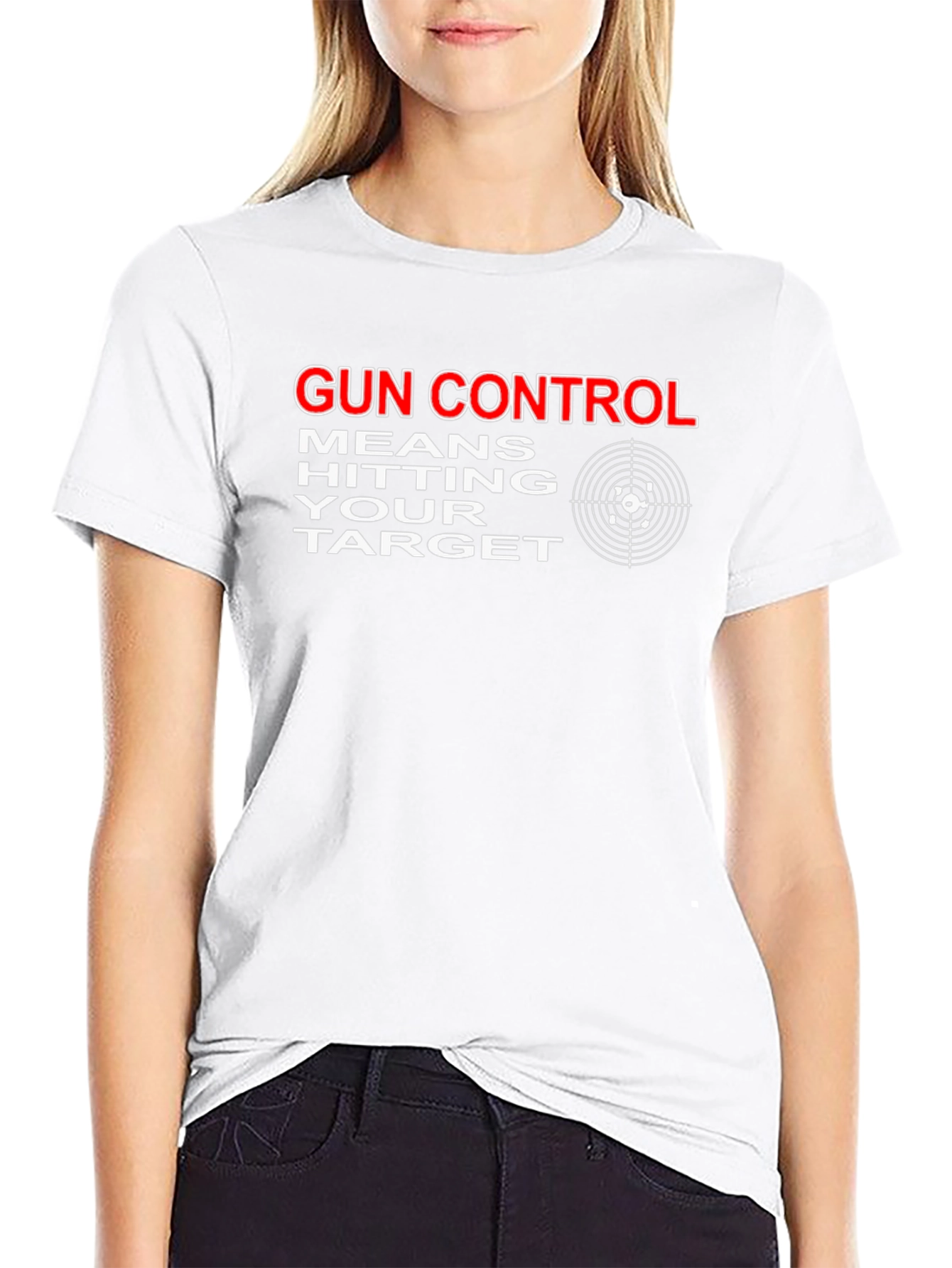 Gun Control Target T-Shirt