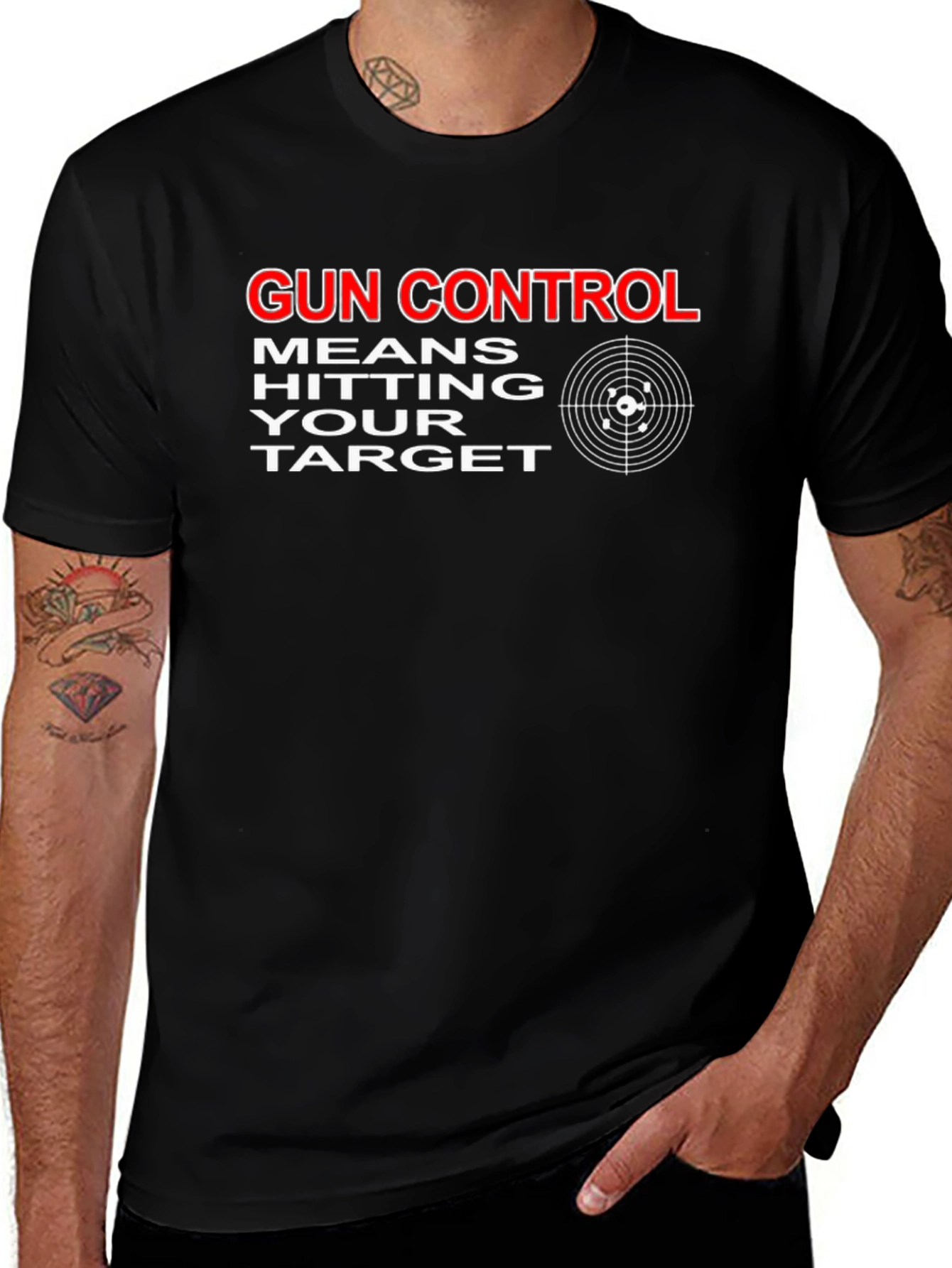 Gun Control Target T-Shirt