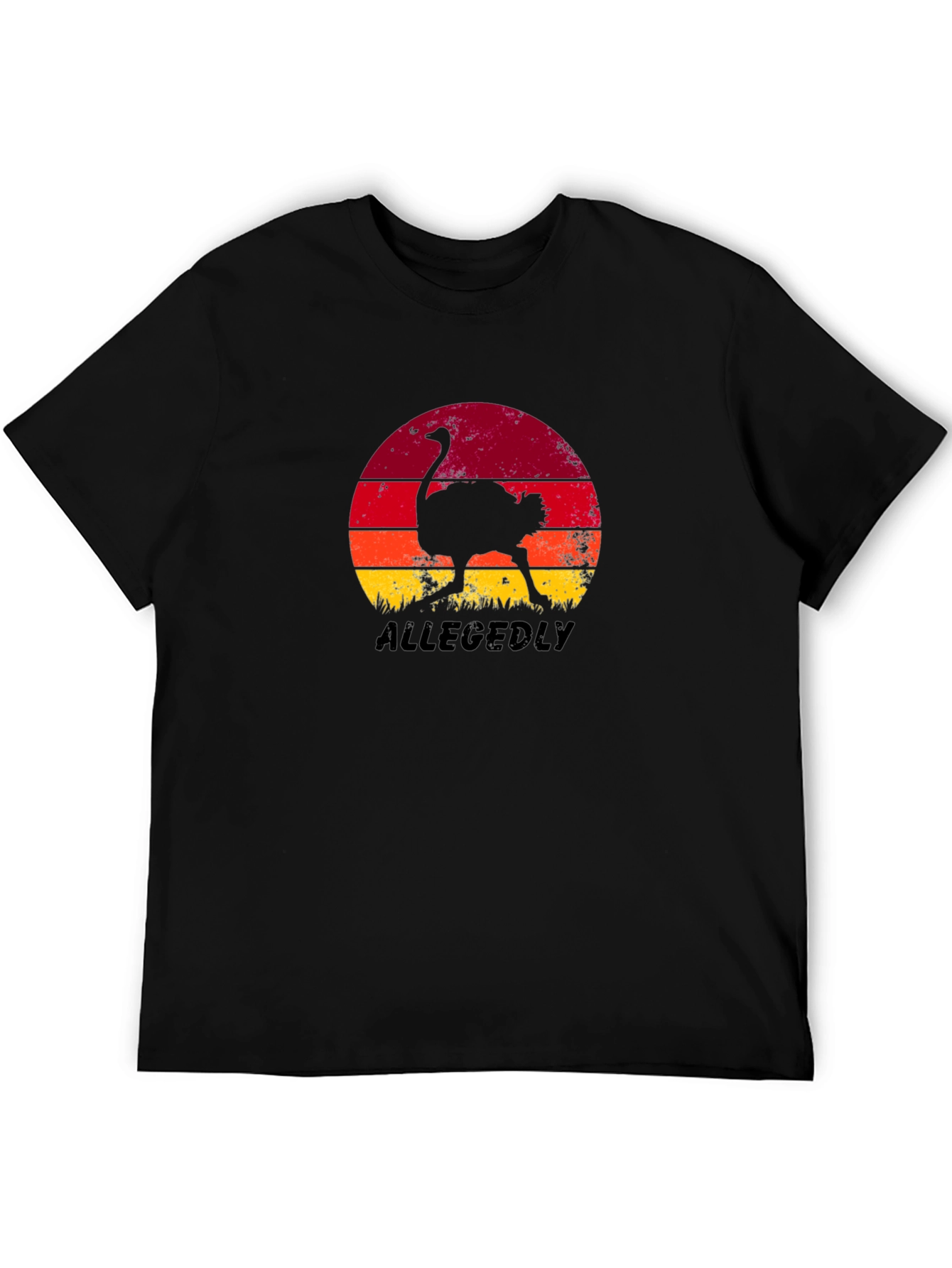 Allegedly Ostrich Graphic T-Shirt