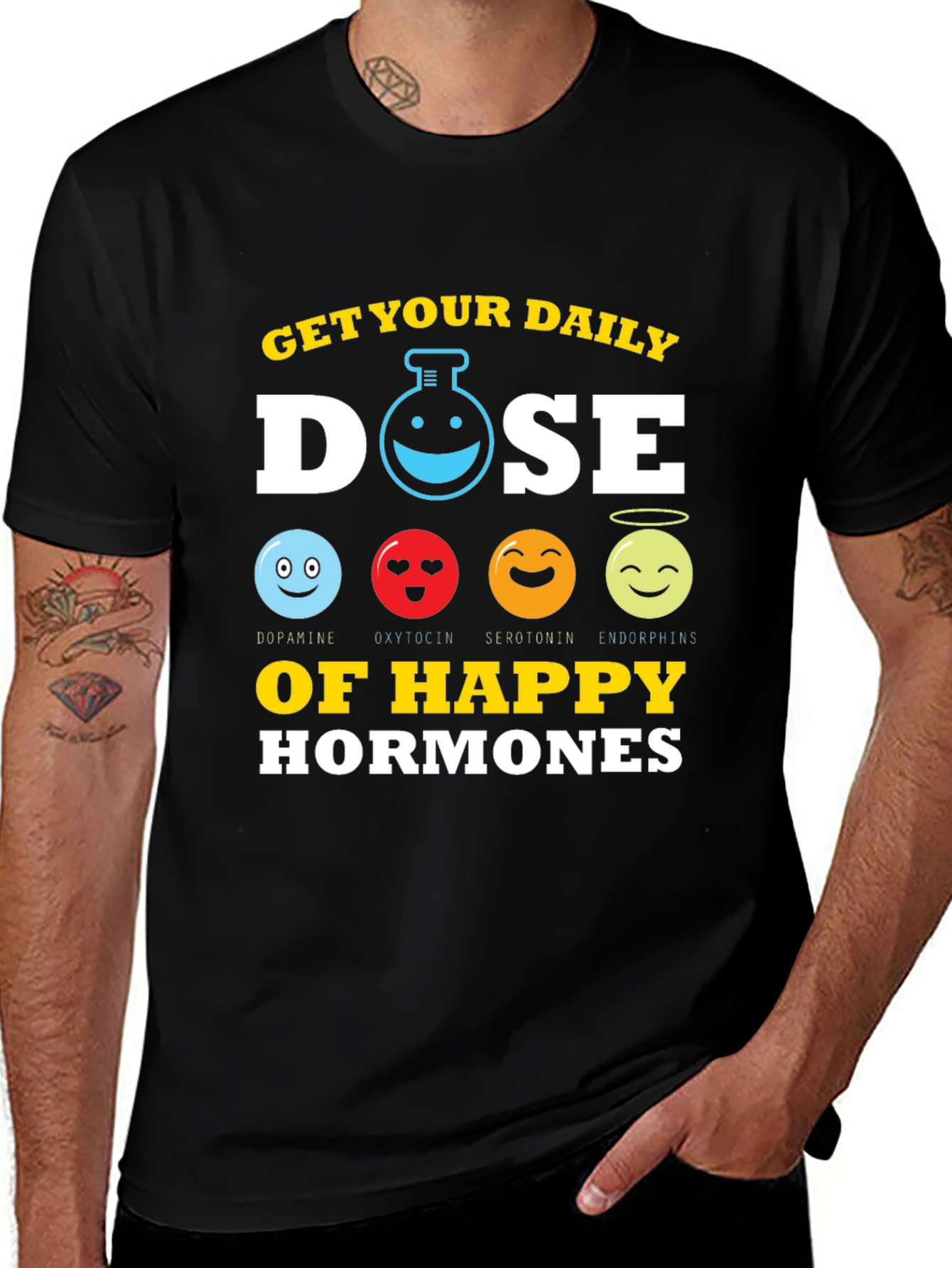 Get Your Daily Dose Happy Hormones T-Shirt