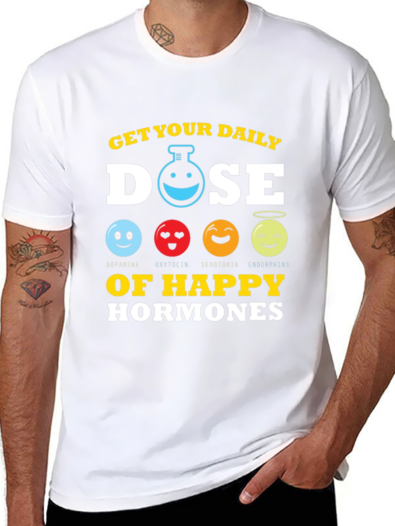 Get Your Daily Dose Happy Hormones T-Shirt