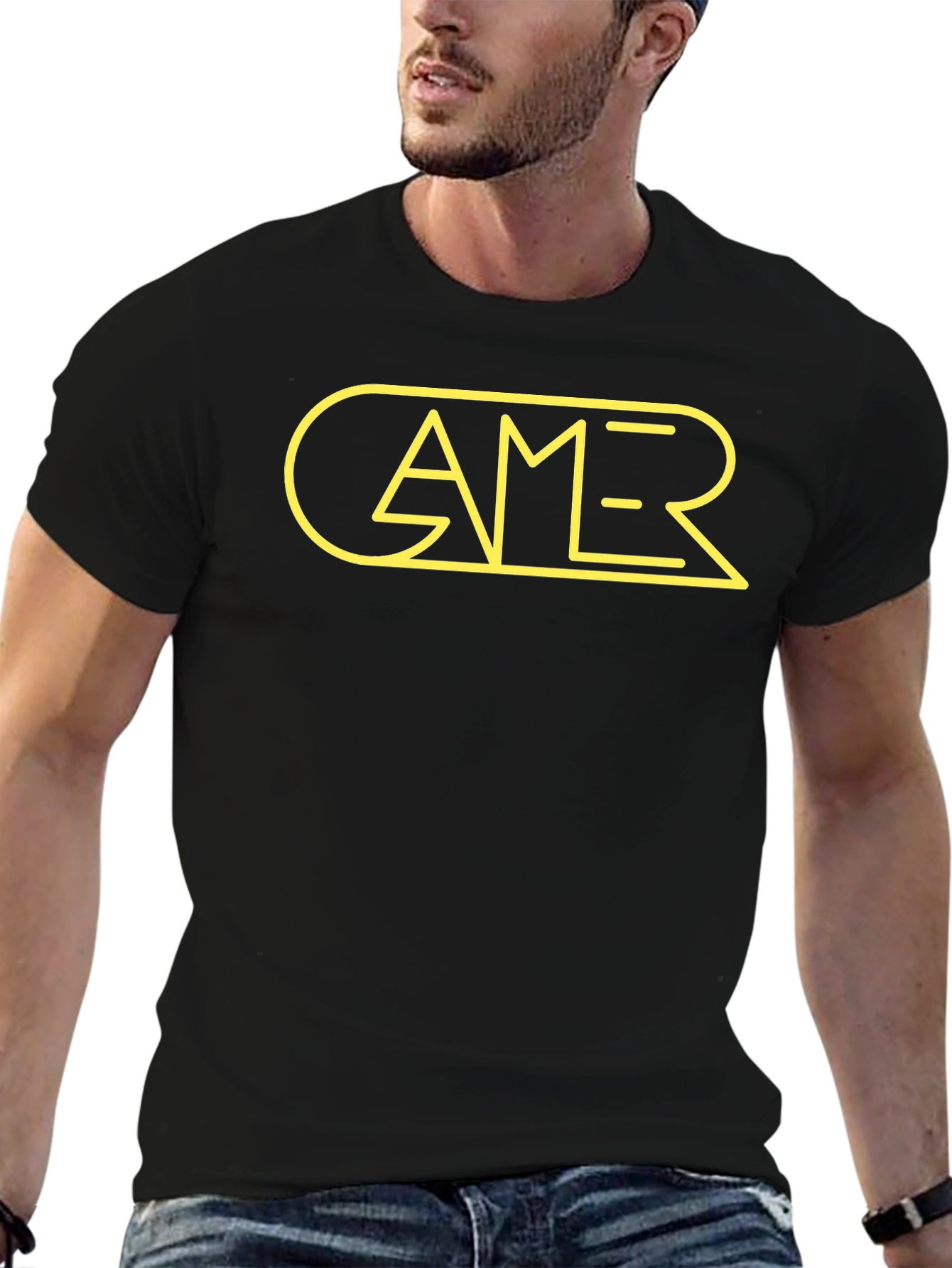 Gamer Graphic T-Shirt - Cool Retro Design
