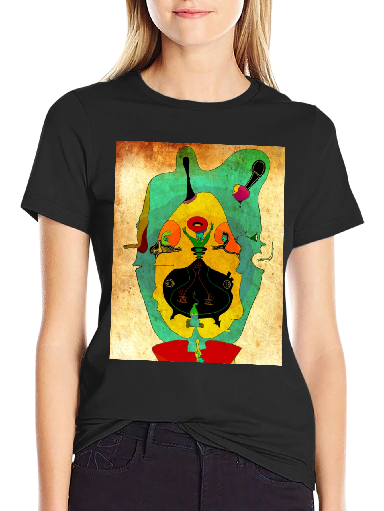 Abstract Art Graphic Tee - Unique & Stylish Design