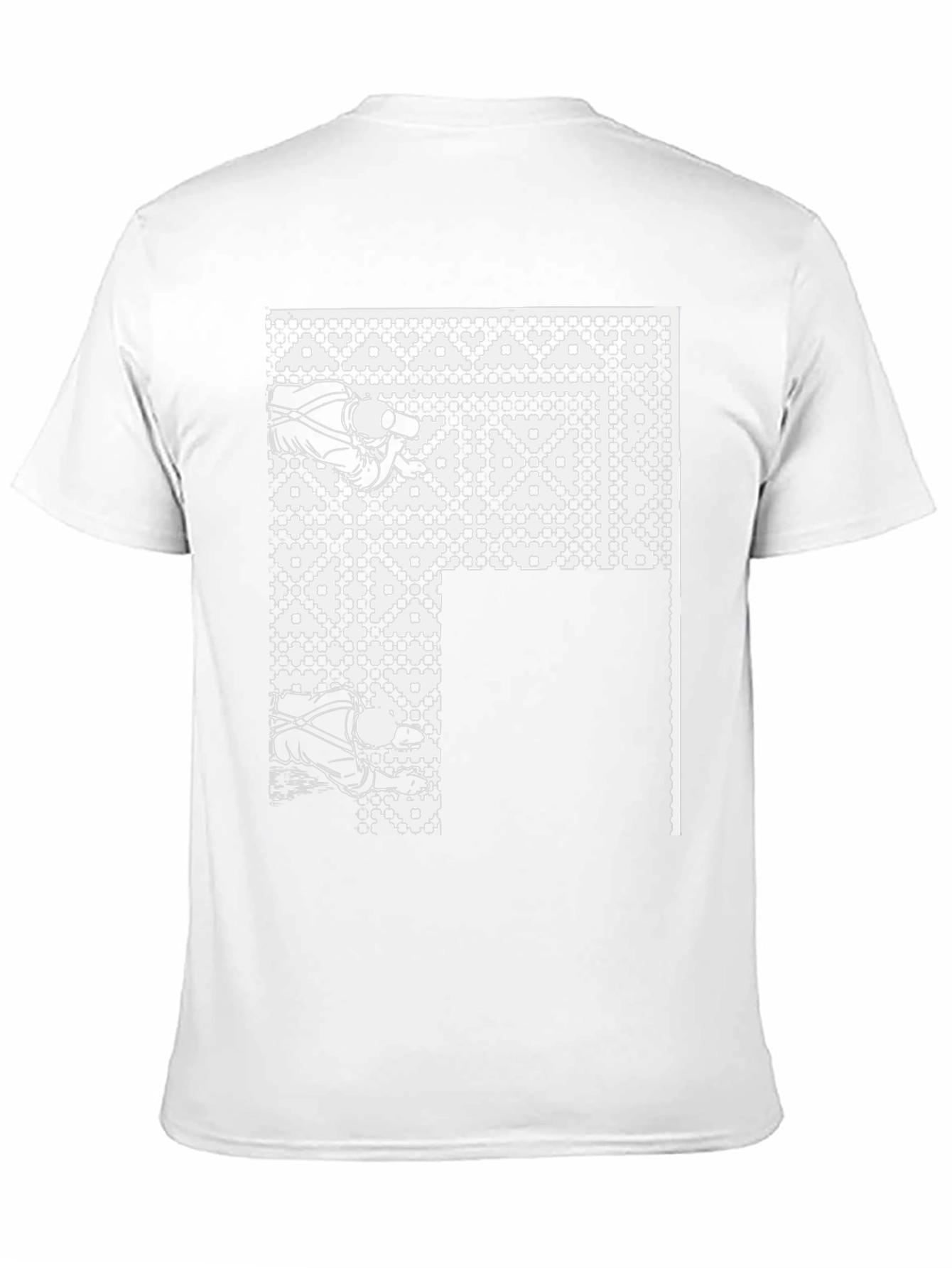 Abstract Graphic Black Tee