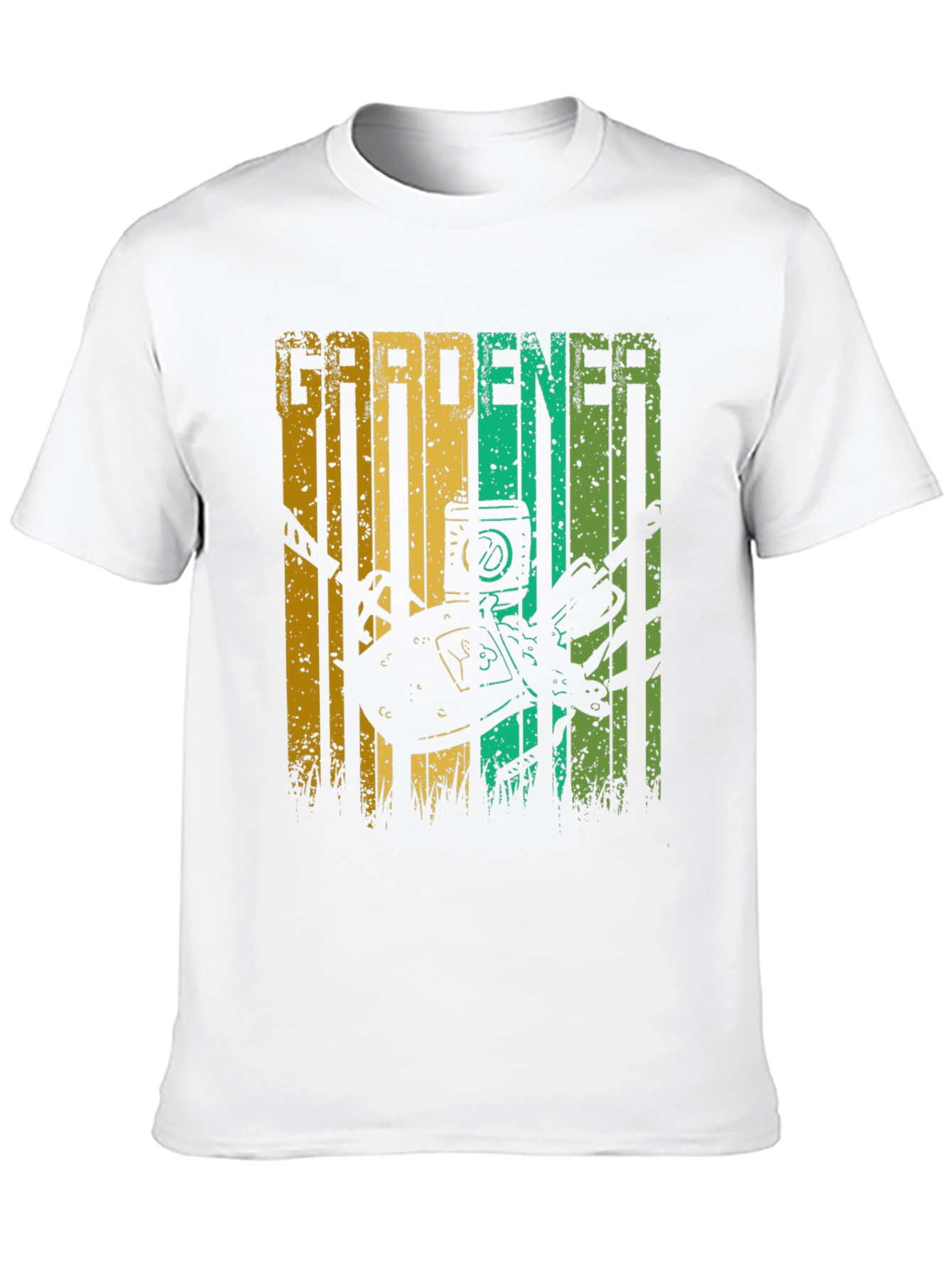 Gardener Graphic Print T-Shirt - Black Cotton