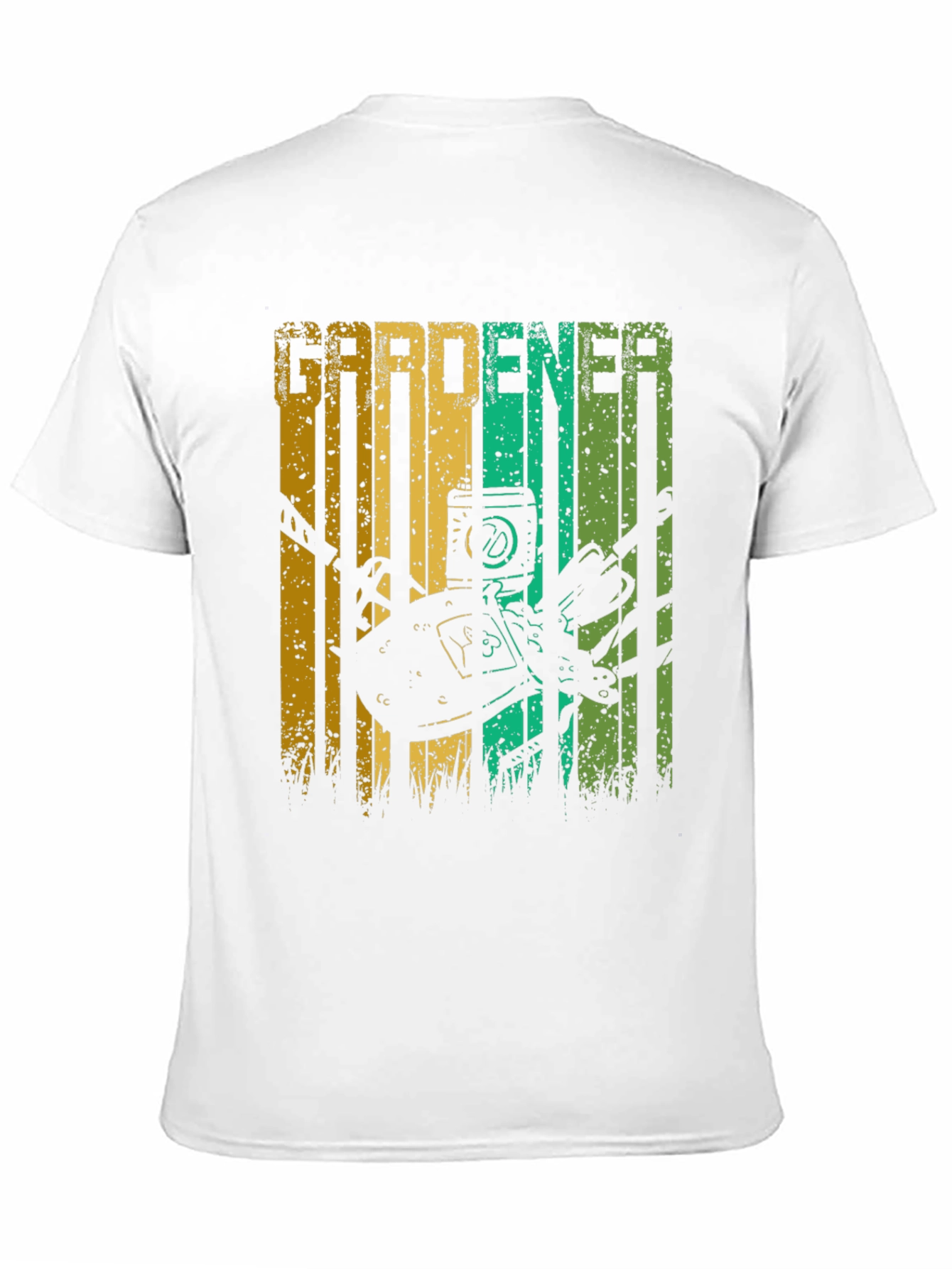 Gardener Graphic Print T-Shirt - Black Cotton