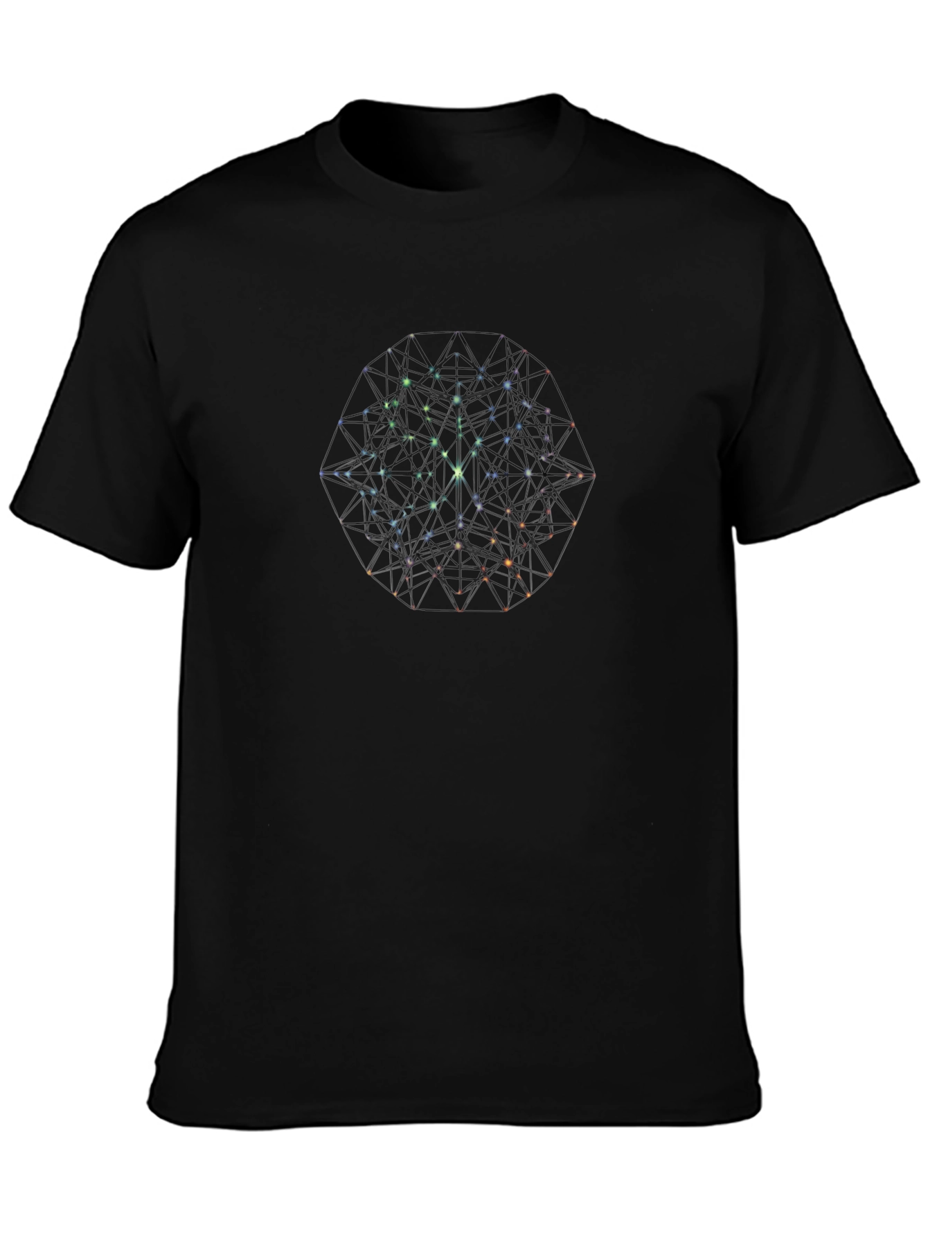 Geometric Black T-Shirt