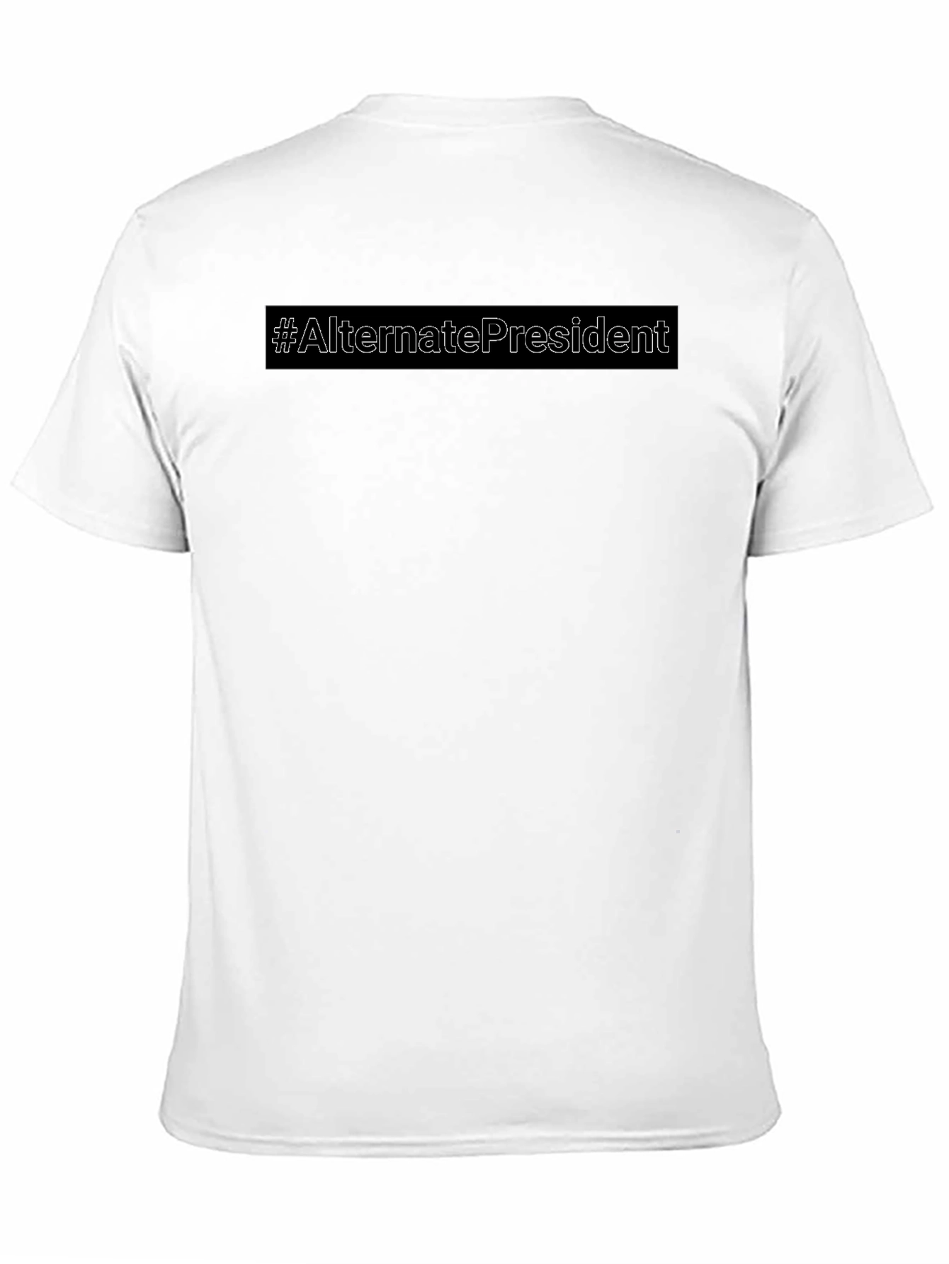 Alternate President Black Cotton Tee