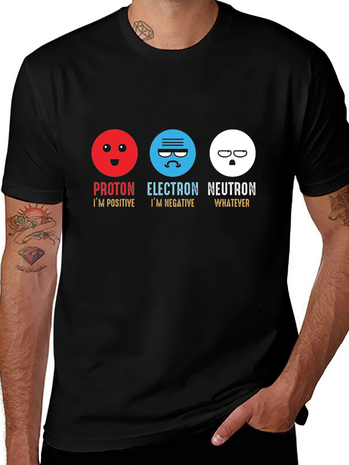 Proton Electron Neutron T-Shirt - Science Humor