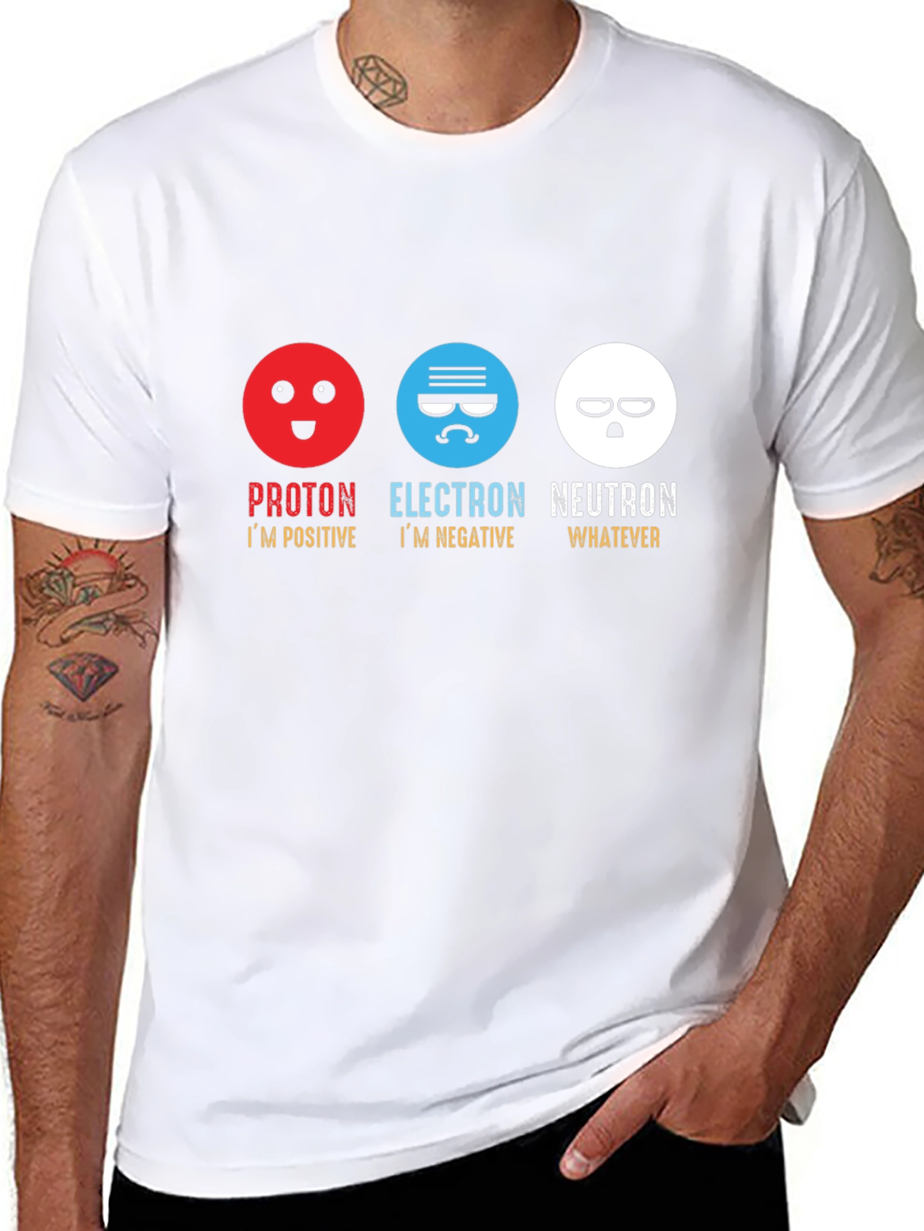 Proton Electron Neutron T-Shirt - Science Humor