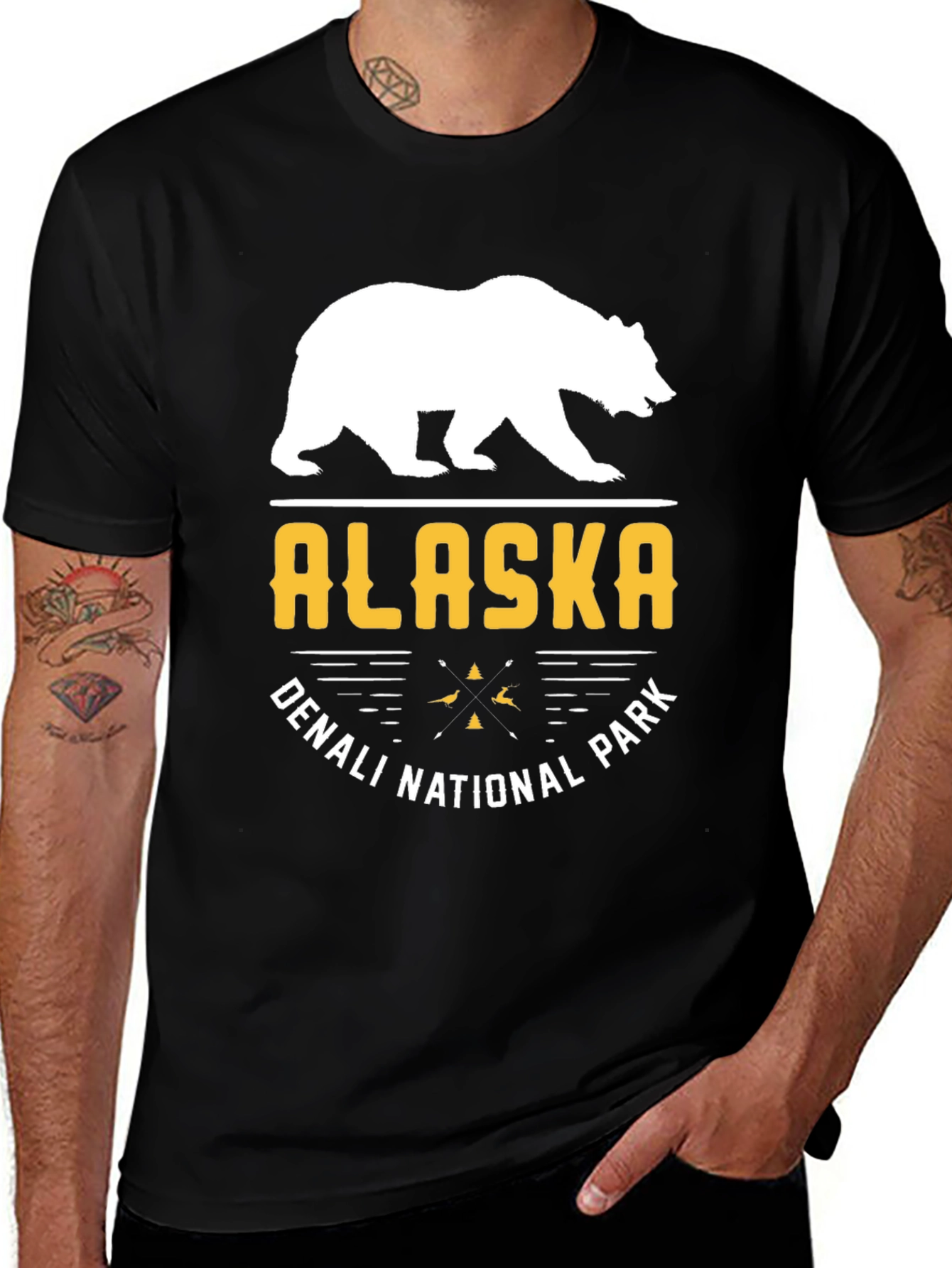 Alaska Denali National Park Bear T-Shirt