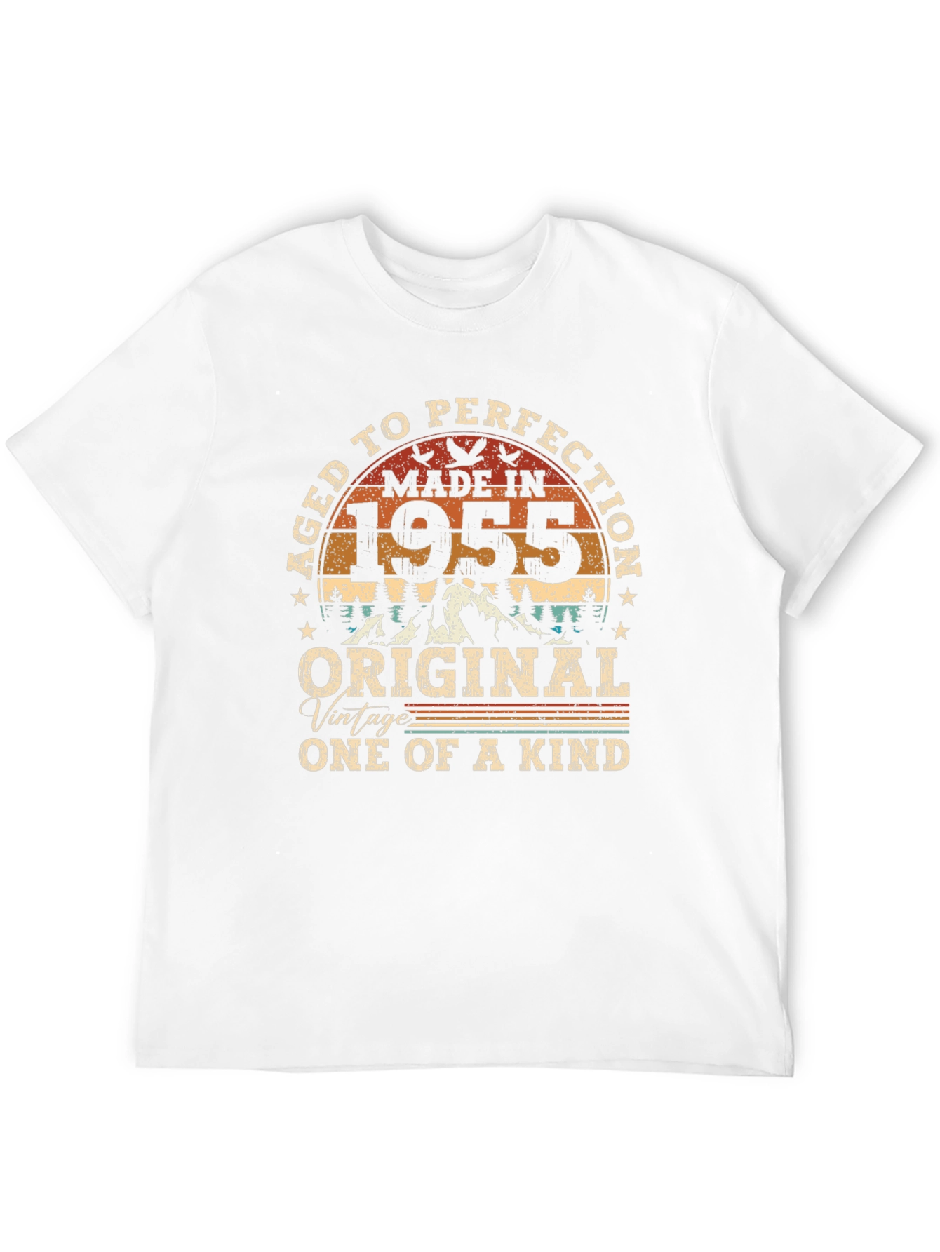 Aged To Perfection 1955 Birthday T-Shirt