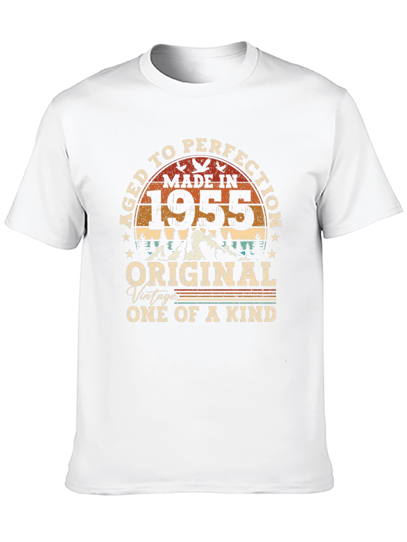 Aged To Perfection 1955 Birthday T-Shirt