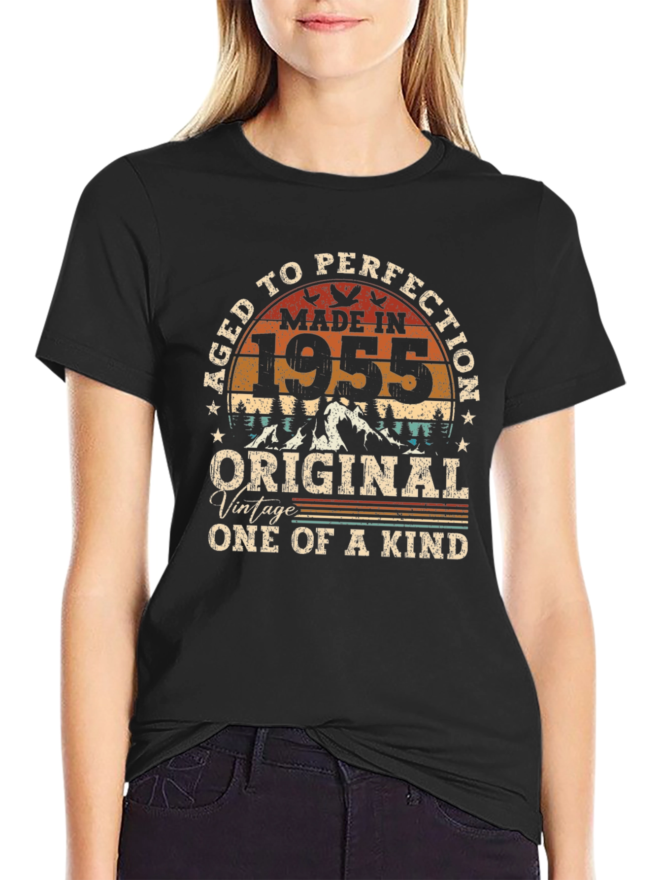 Aged To Perfection 1955 Birthday T-Shirt