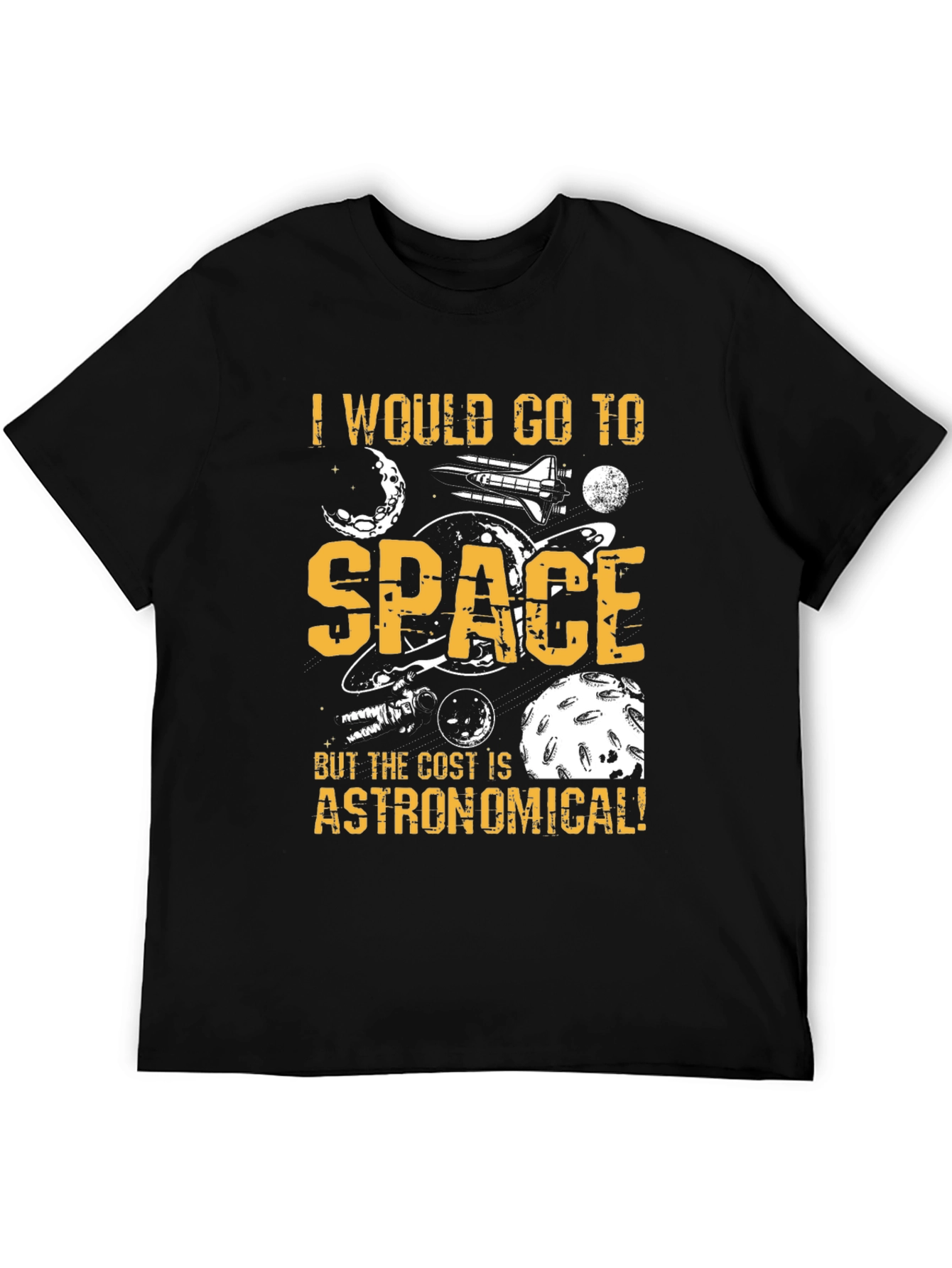 Space Travel Graphic Tee - Funny Astronomy T-Shirt
