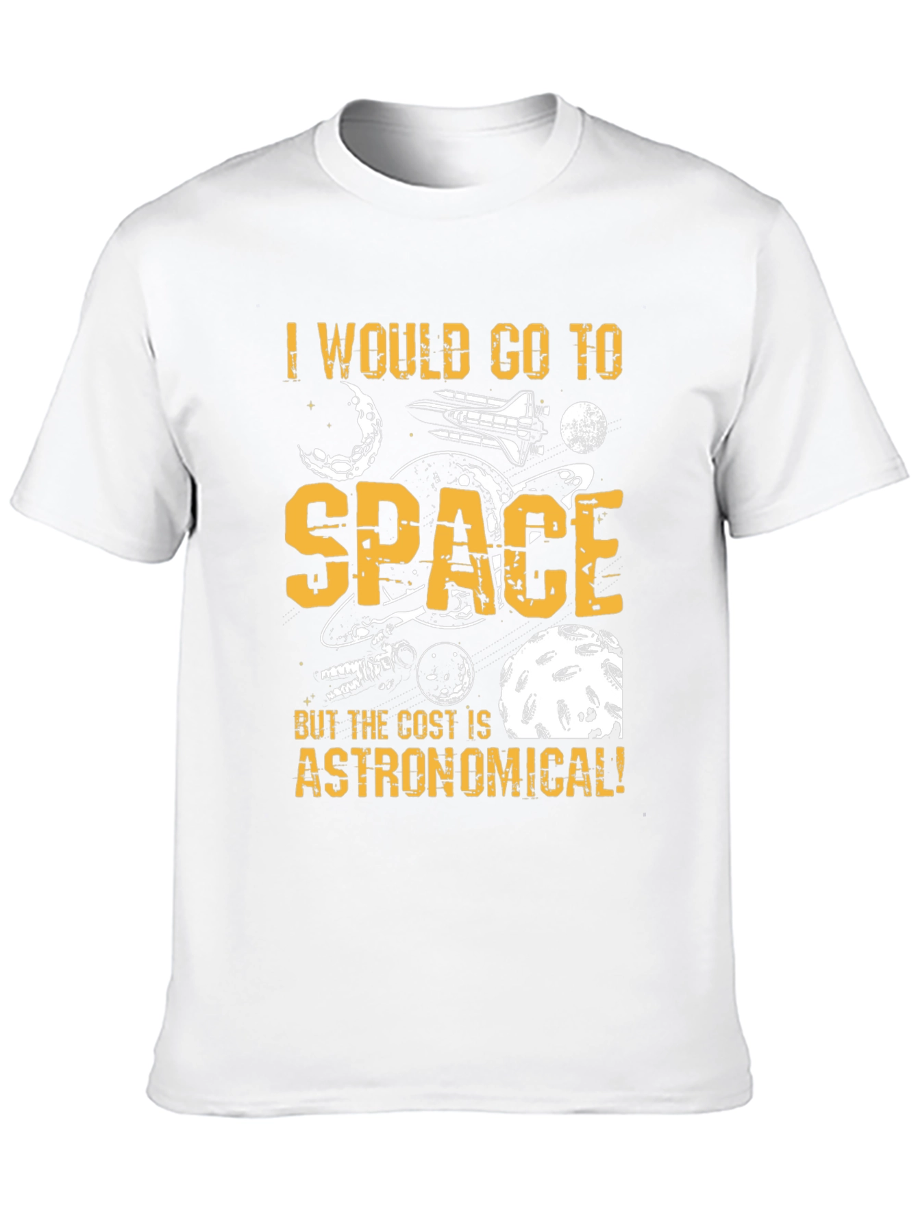 Space Travel Graphic Tee - Funny Astronomy T-Shirt