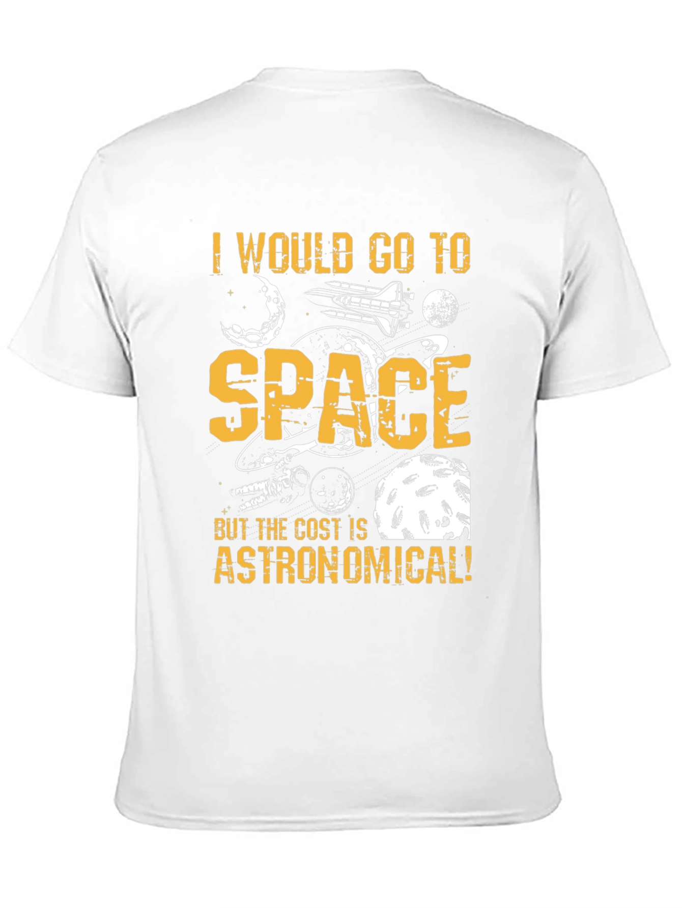 Space Travel Graphic Tee - Funny Astronomy T-Shirt