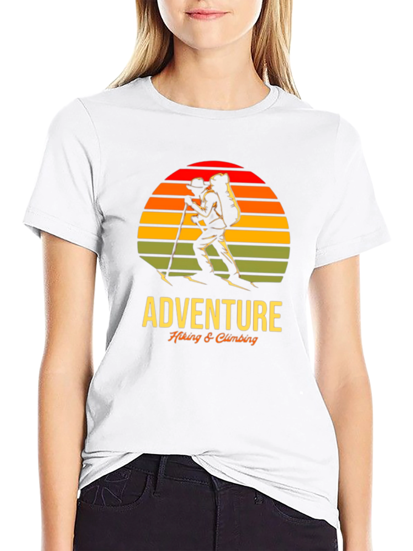 Adventure Hiking & Climbing Graphic T-Shirt