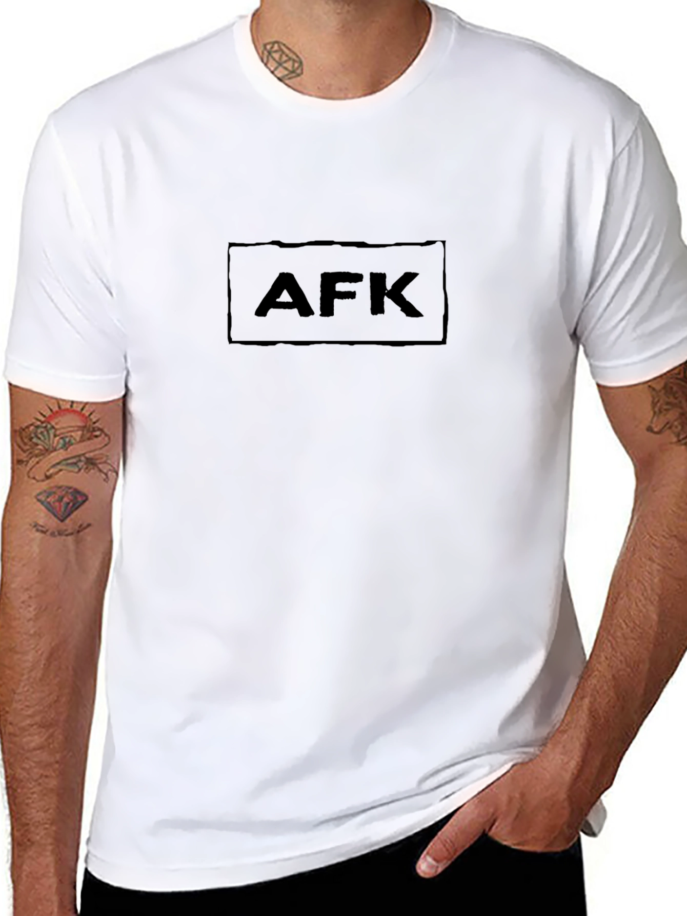 AFK Black T-Shirt - Gaming Humor Tee