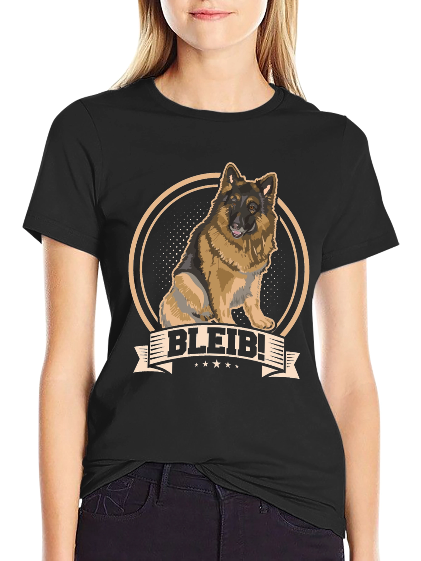 German Shepherd Bleib! T-Shirt