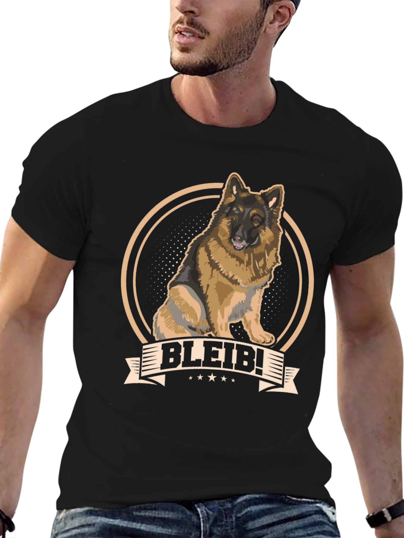 German Shepherd Bleib! T-Shirt