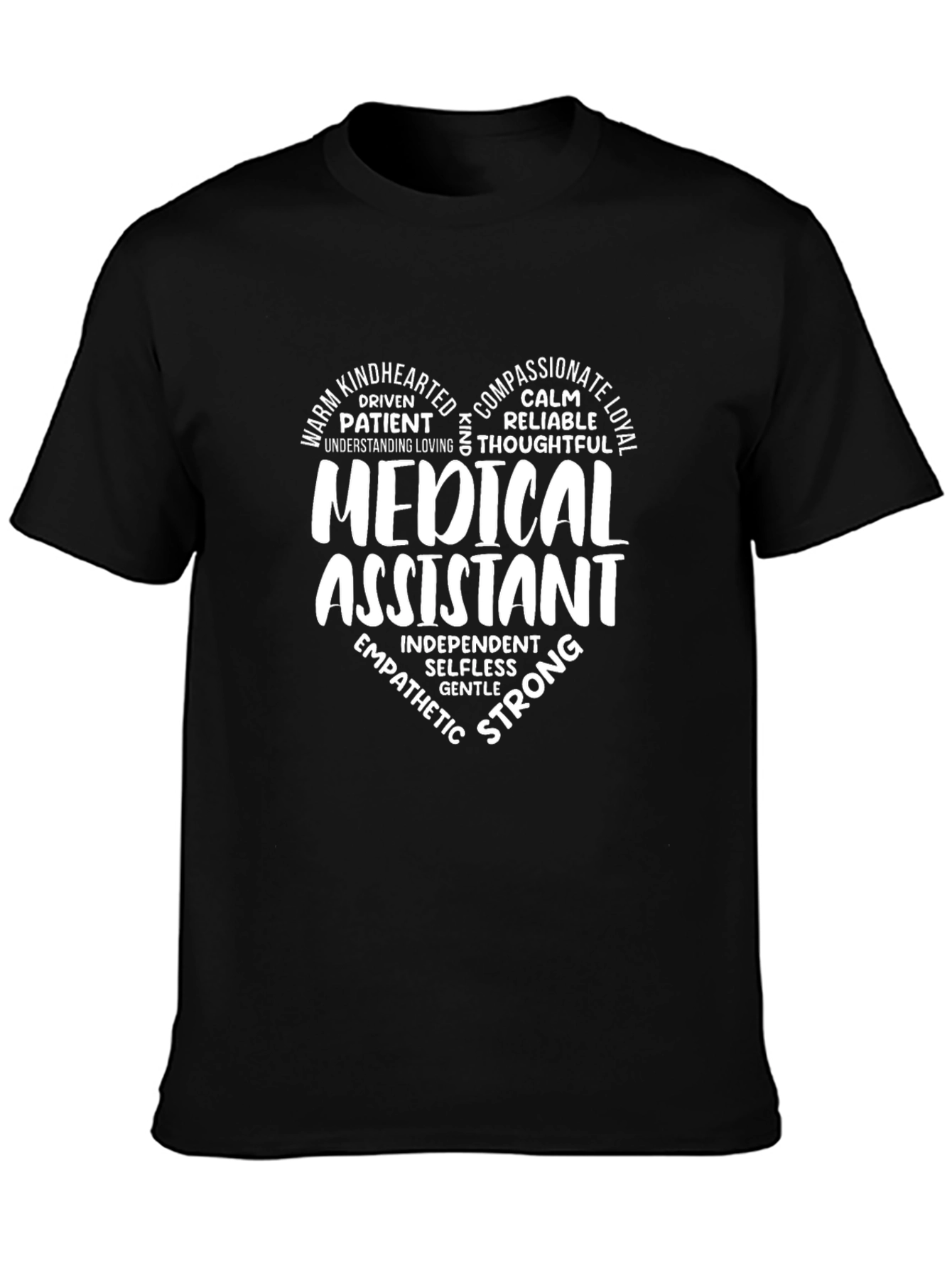 Medical Assistant Heart Graphic T-Shirt