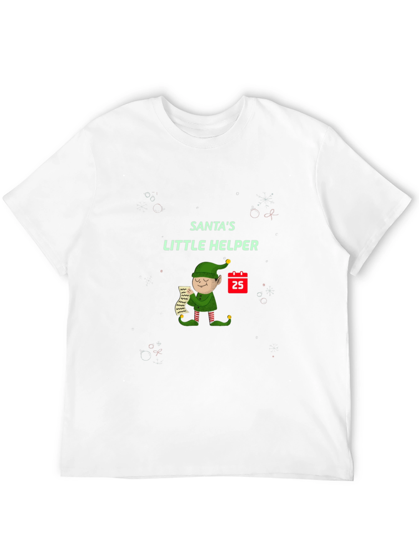 Santas Little Helper Christmas T-Shirt