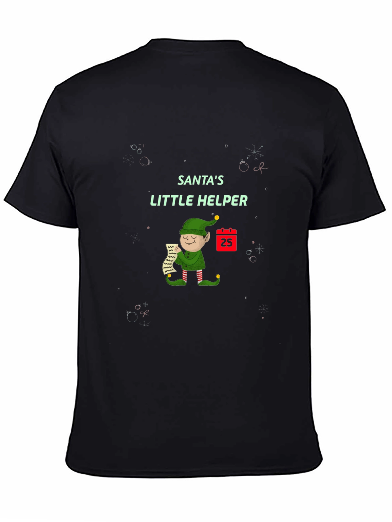 Santas Little Helper Christmas T-Shirt