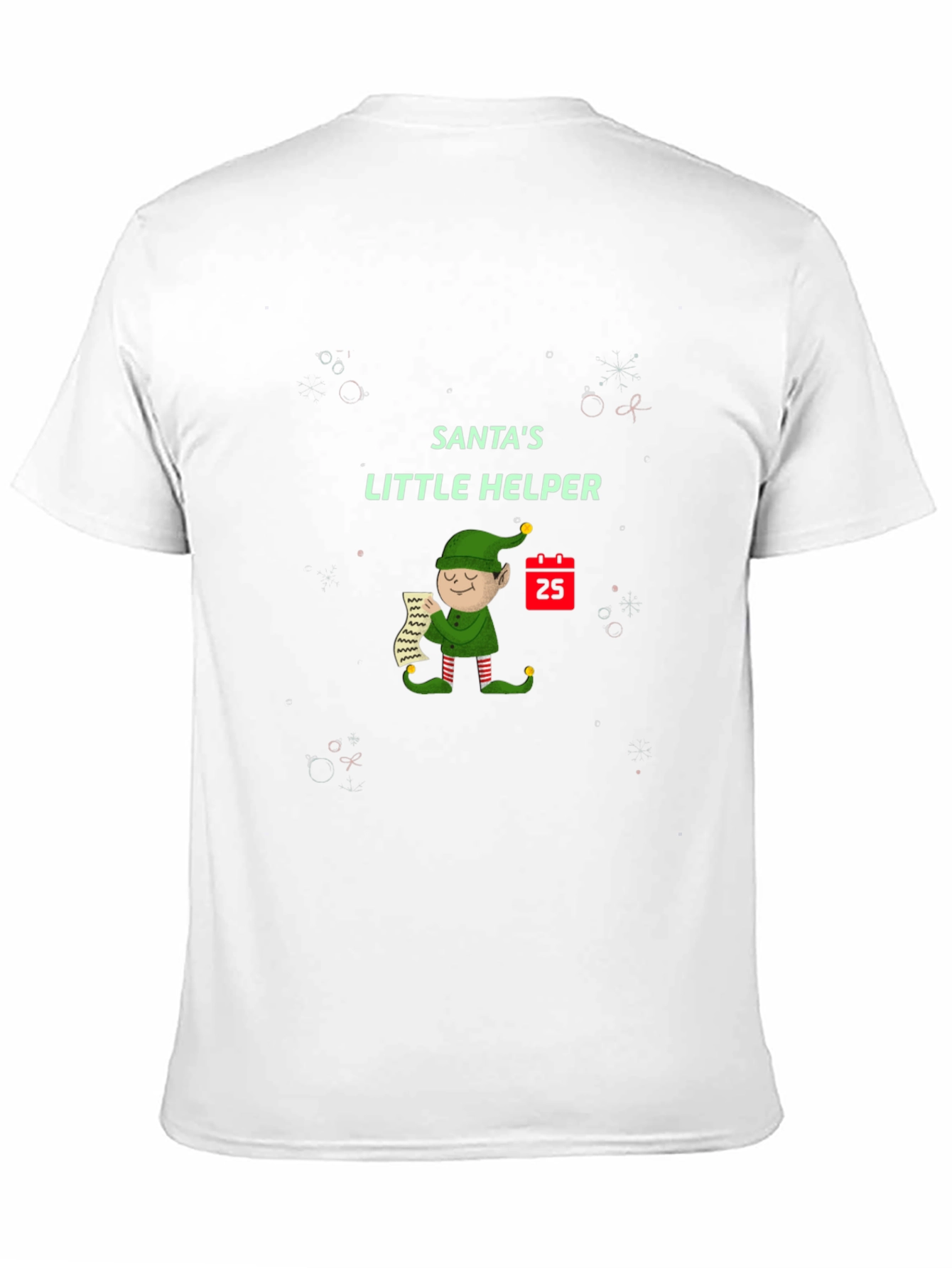 Santas Little Helper Christmas T-Shirt