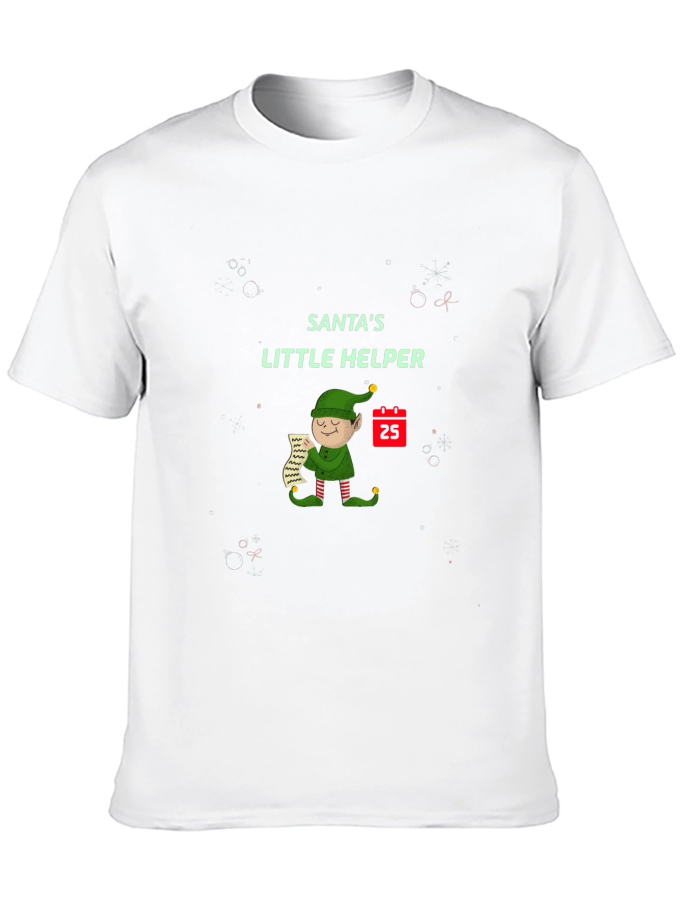 Santas Little Helper Christmas T-Shirt