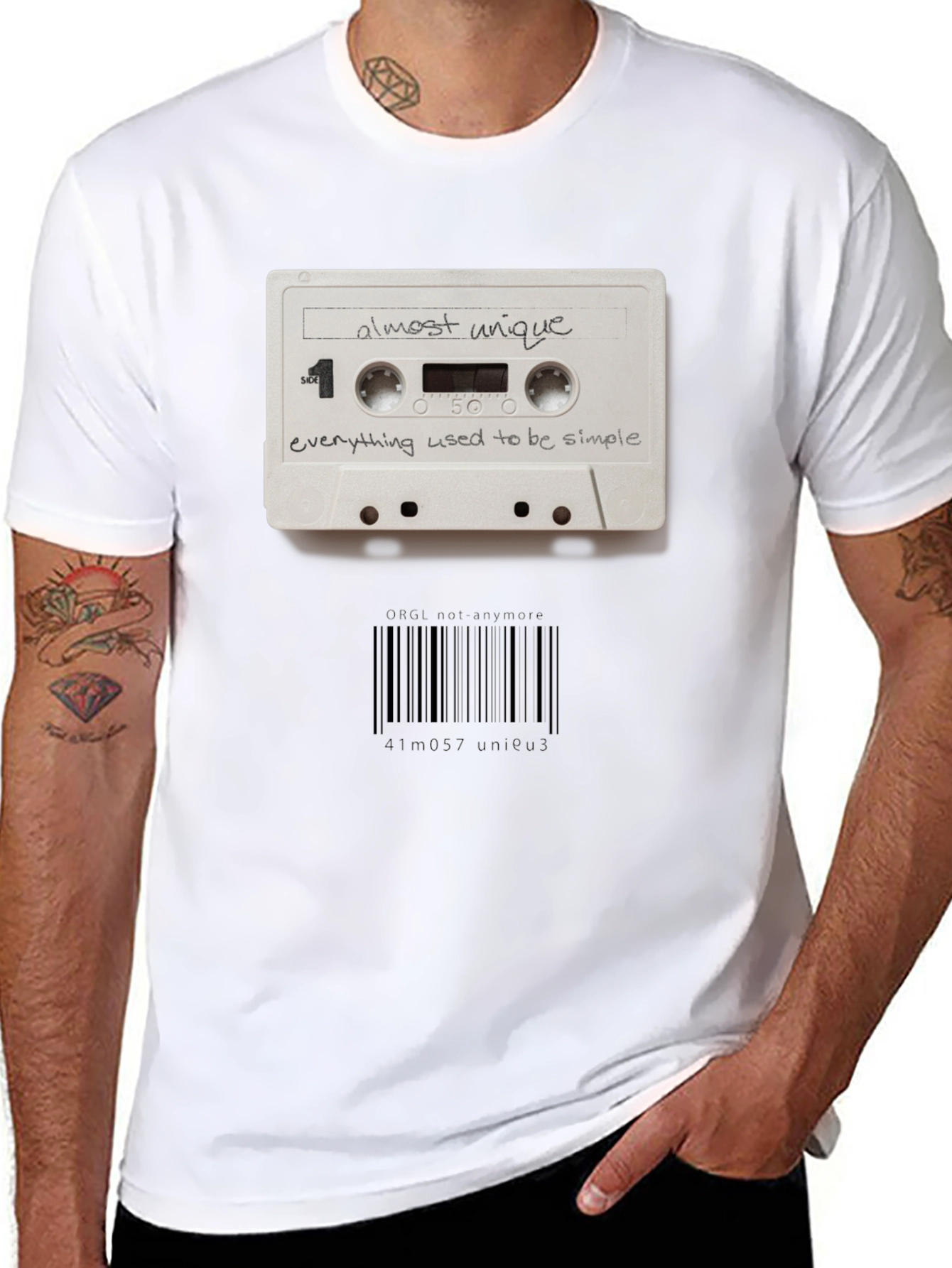 Almost Unique Cassette Tape T-Shirt