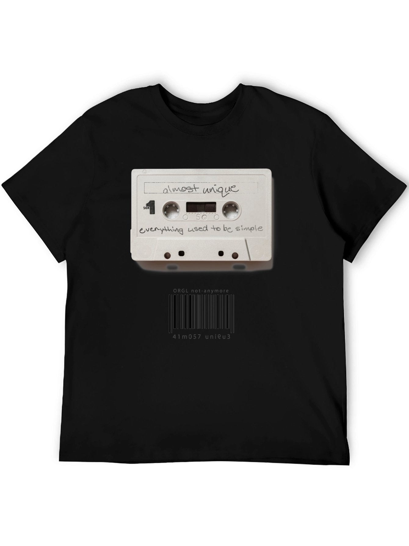 Almost Unique Cassette Tape T-Shirt