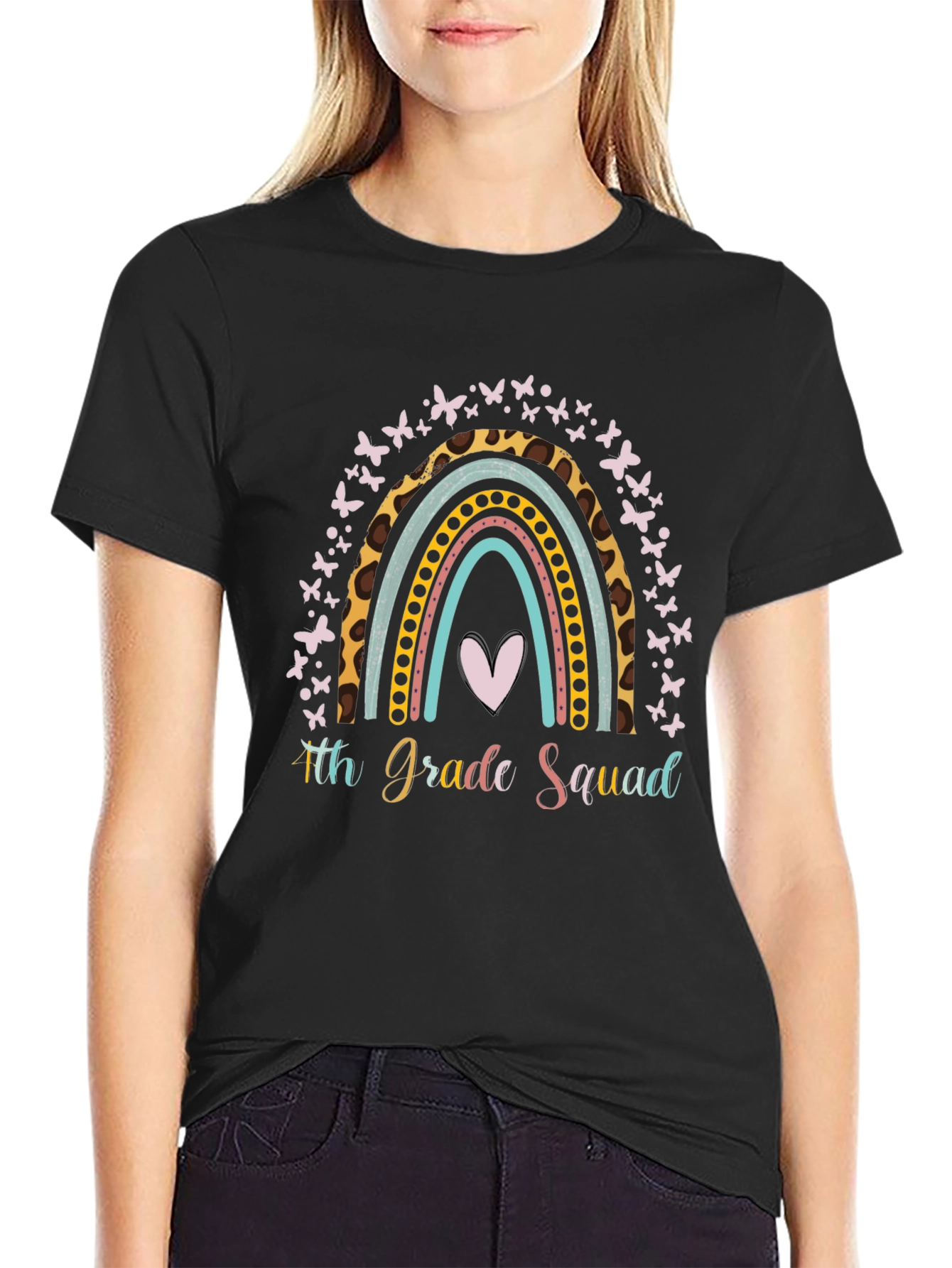 4th Grade Squad Rainbow T-Shirt