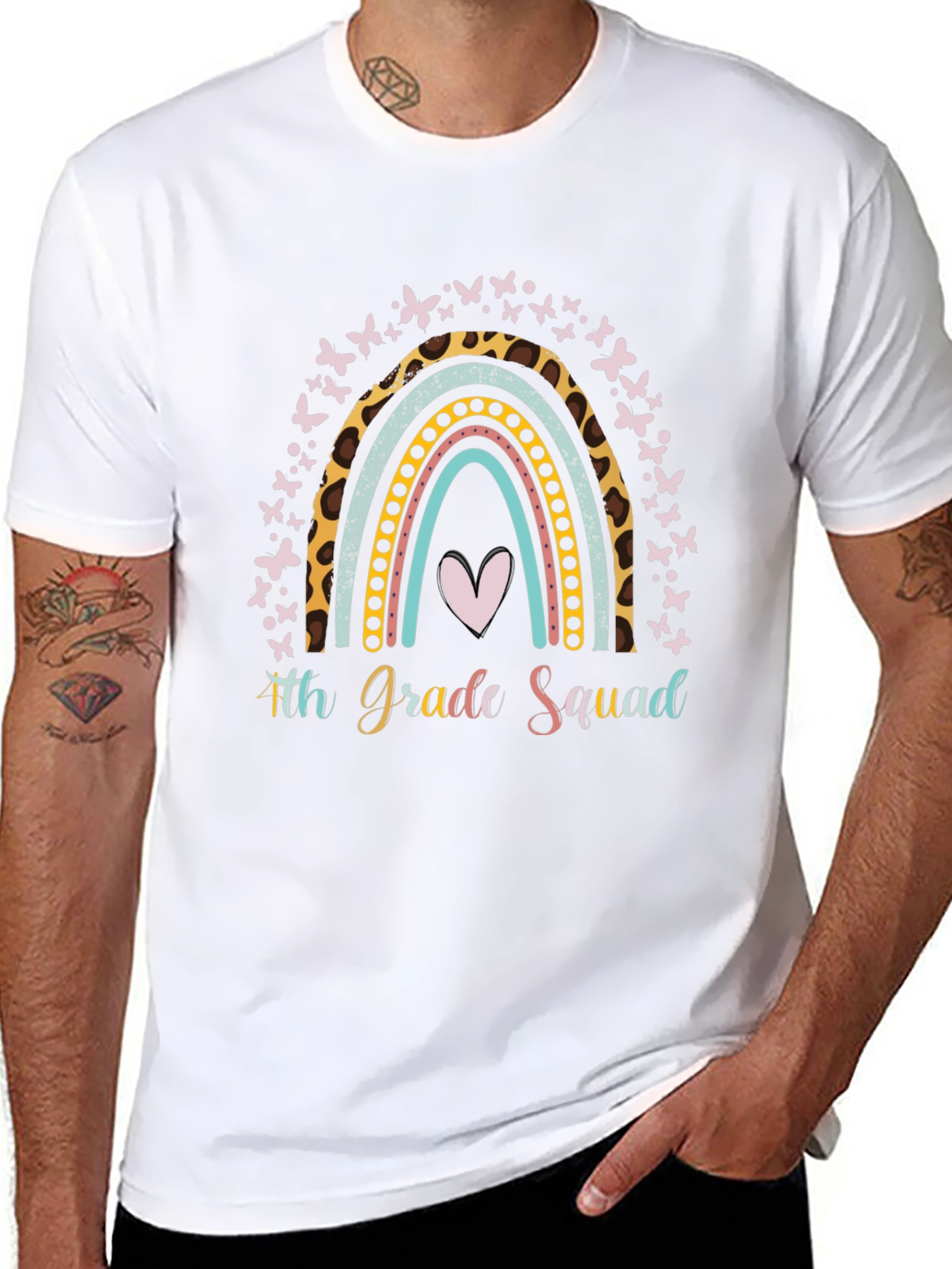 4th Grade Squad Rainbow T-Shirt
