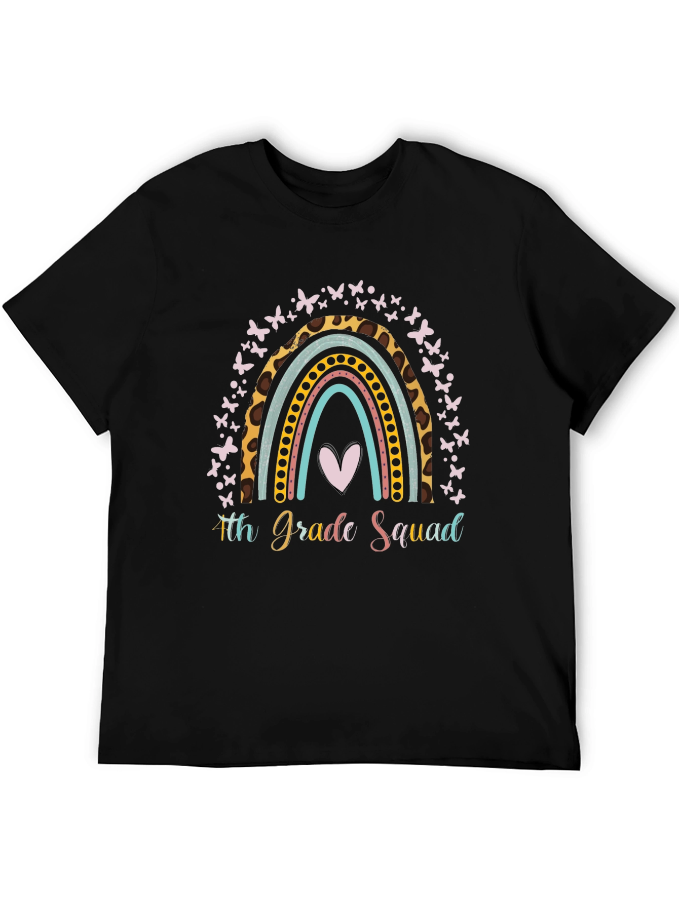 4th Grade Squad Rainbow T-Shirt