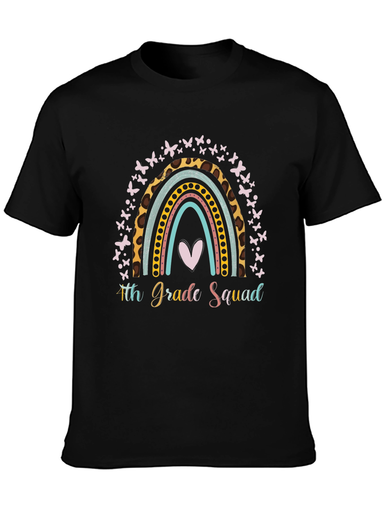 4th Grade Squad Rainbow T-Shirt