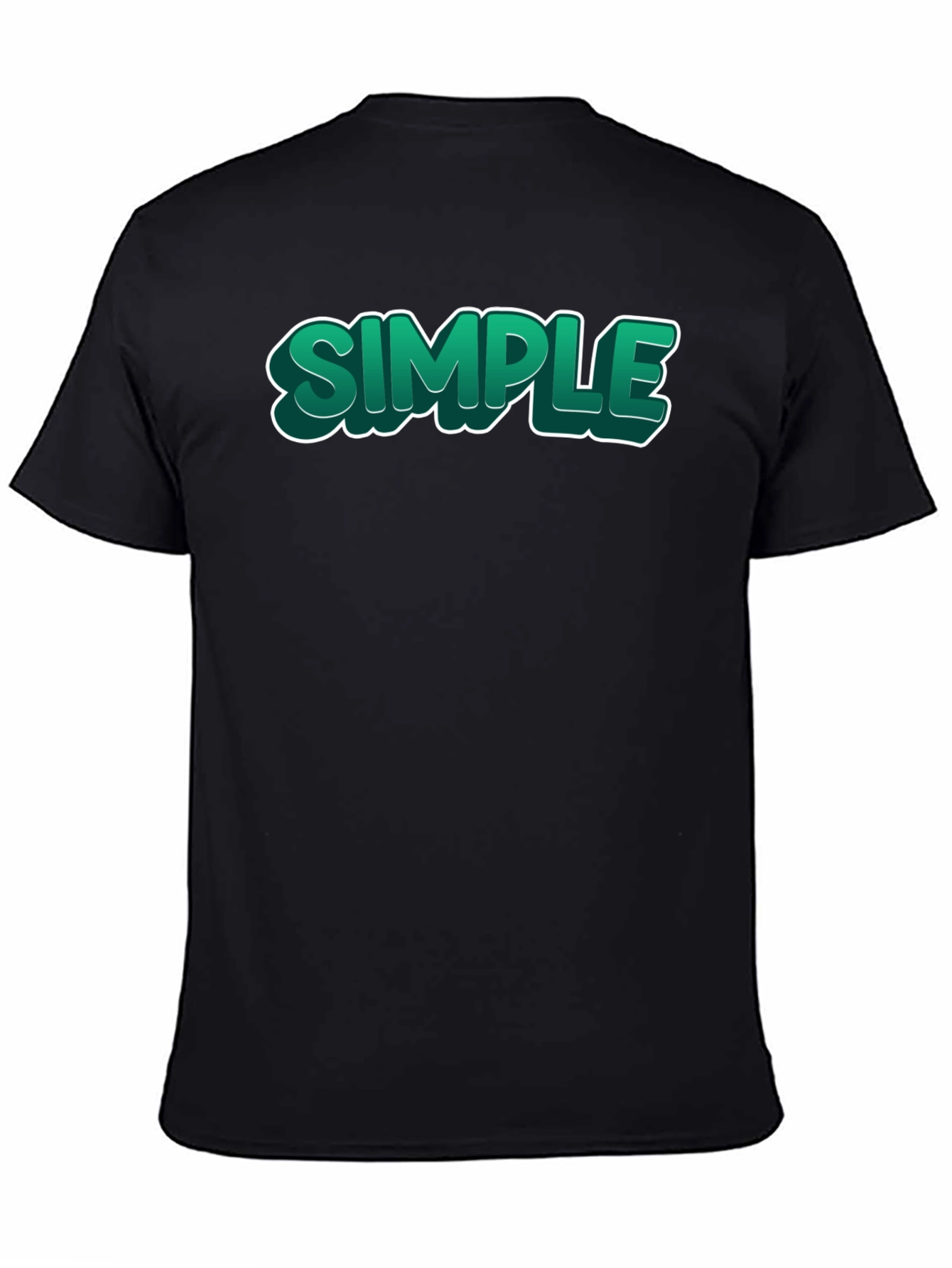 Simple Graphic Print T-Shirt