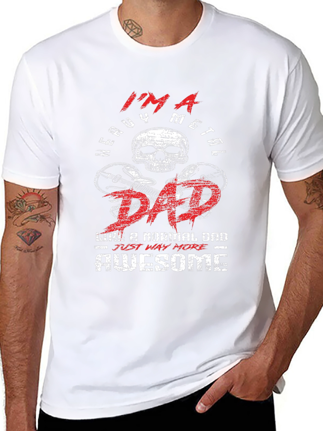 Heavy Metal Dad Graphic Tee