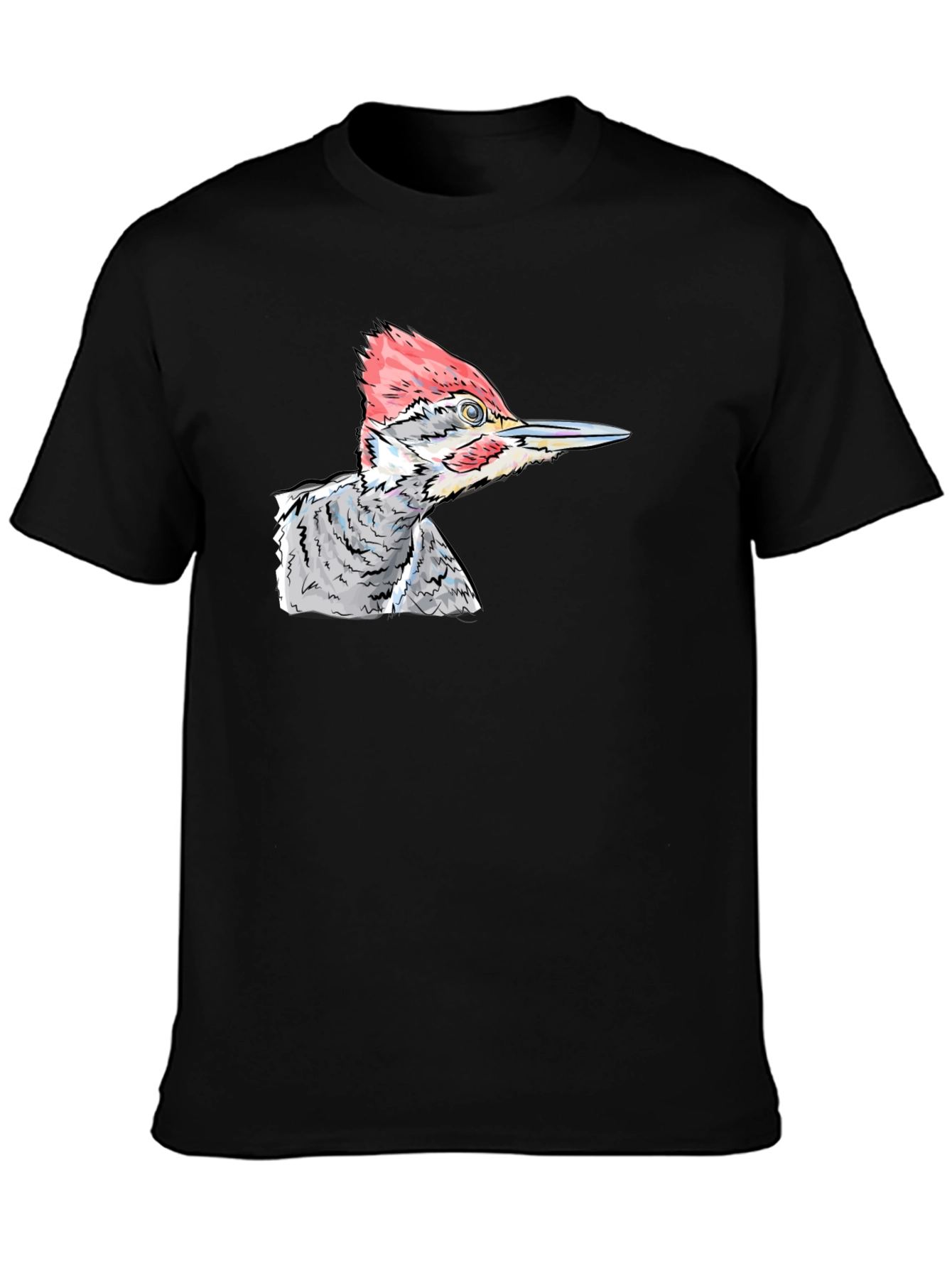 Woodpecker Graphic T-Shirt - Unique Bird Design