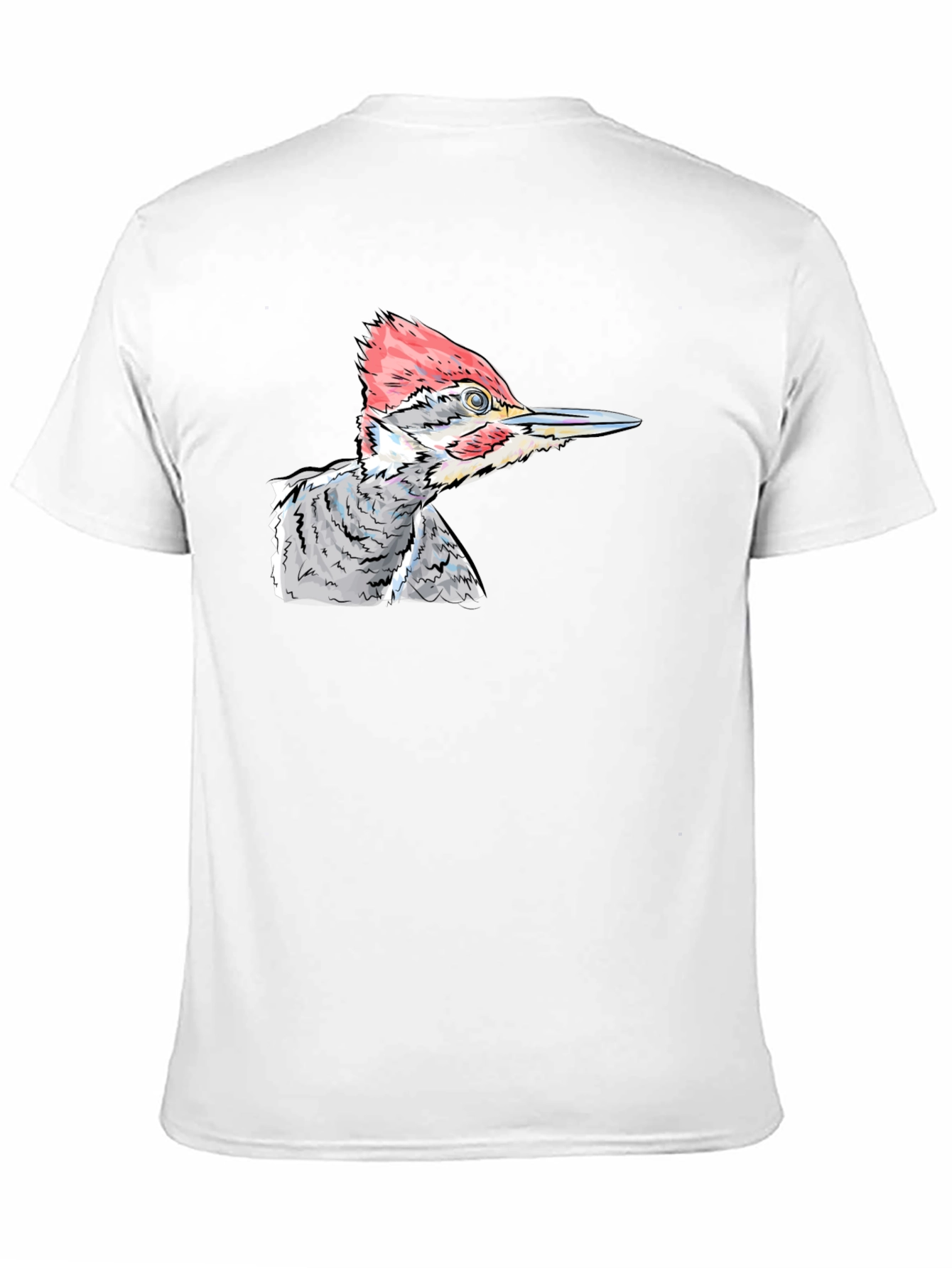 Woodpecker Graphic T-Shirt - Unique Bird Design