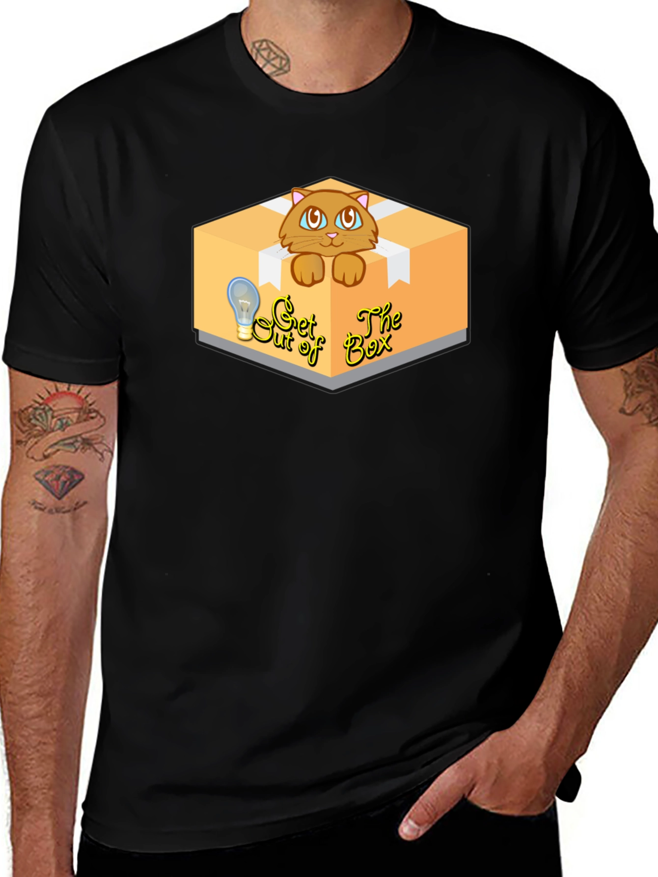 Get Out of the Box Cat T-Shirt