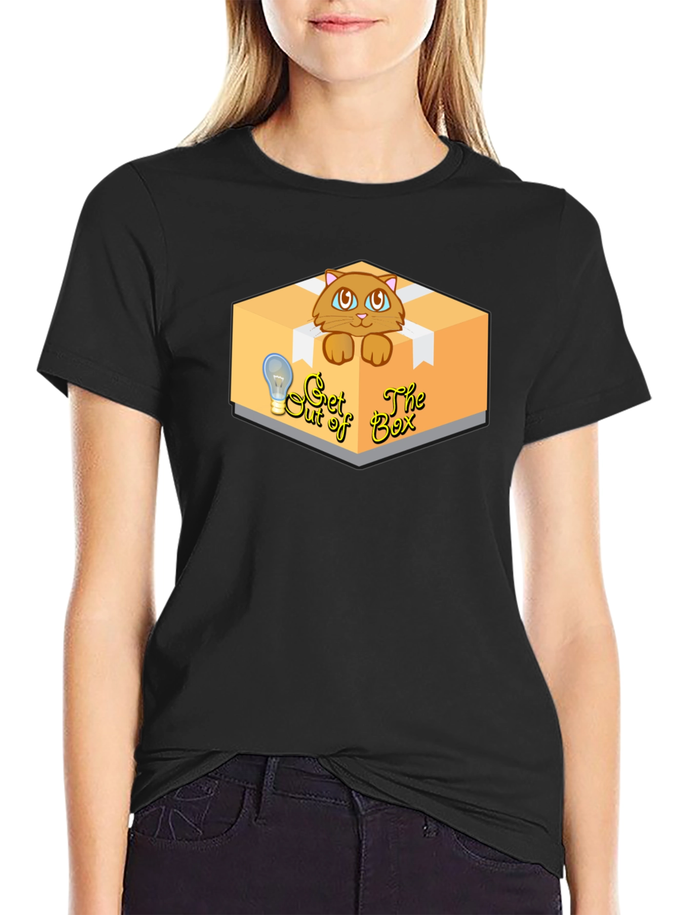 Get Out of the Box Cat T-Shirt