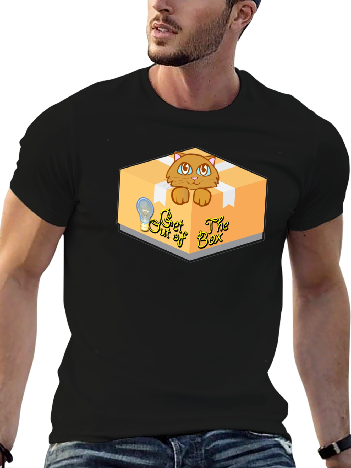 Get Out of the Box Cat T-Shirt